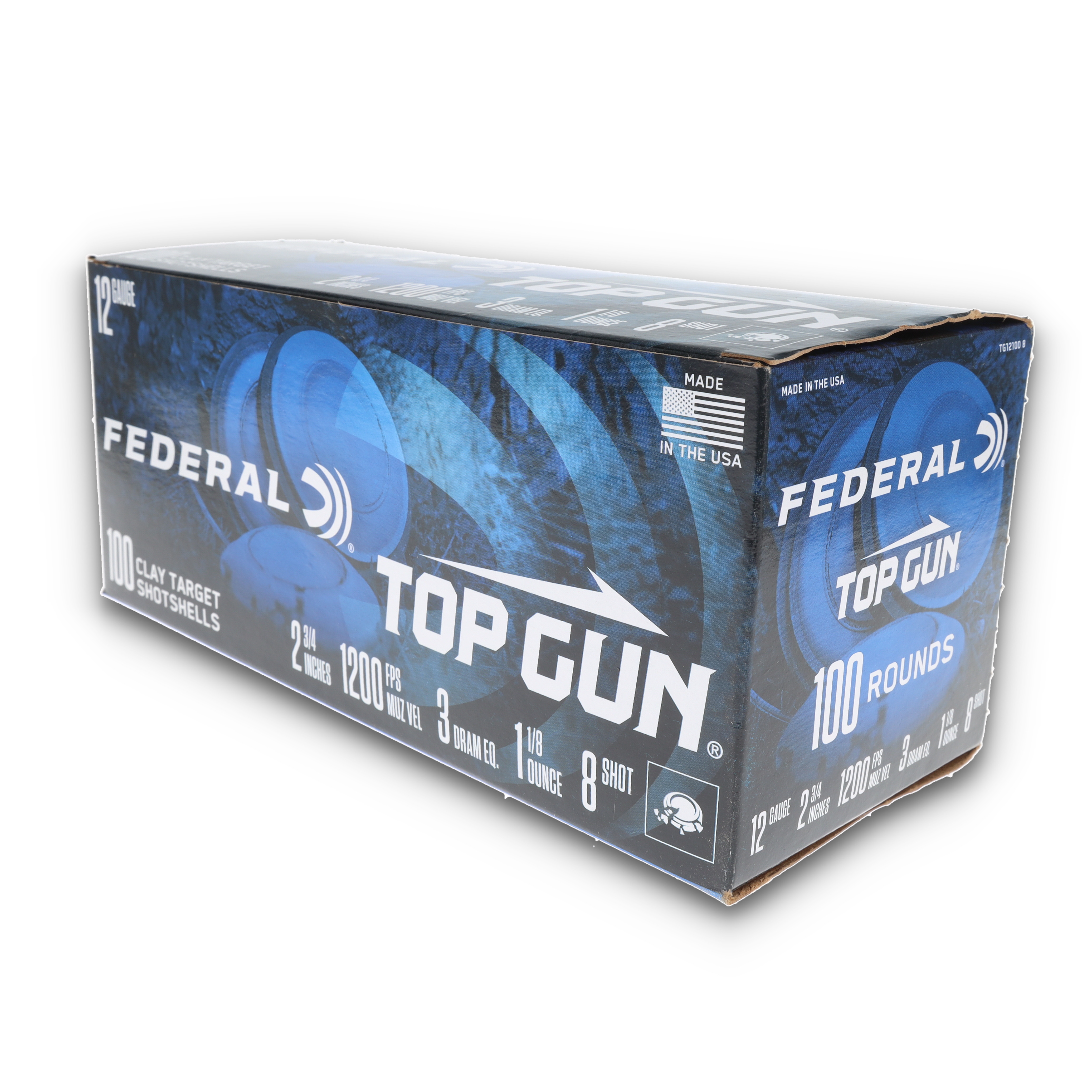 FEDERAL 12GA 2 3/4" 1 1/8OZ 3DR 8 100CT TG121008 View 6