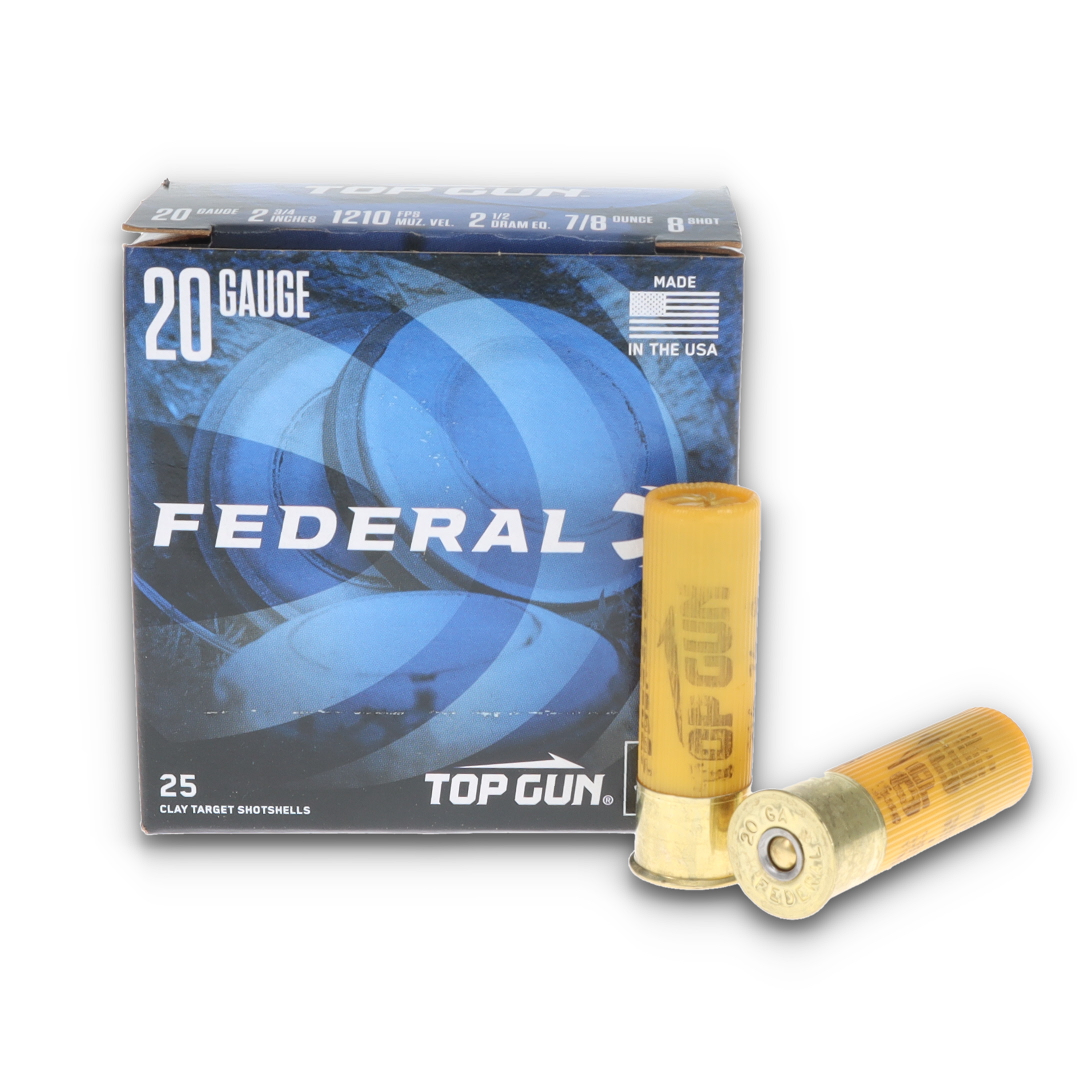 FEDERAL 20GA 2 3/4" 7/8OZ 2.5DR 8 100CT TG201008 View 15