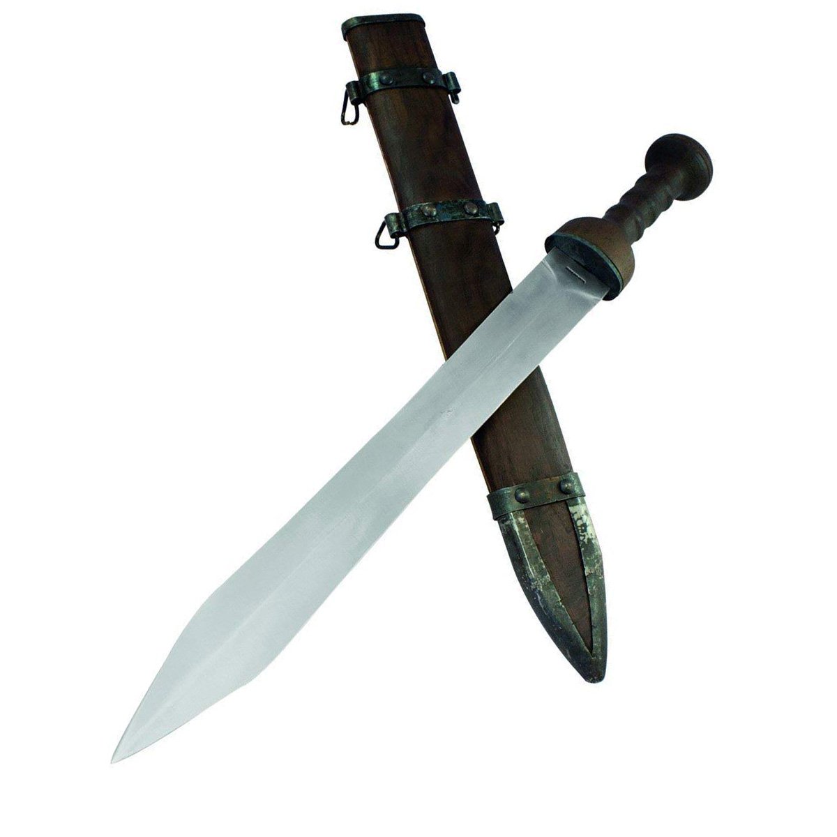 Condor Tool and Knife Mainz Gladius Sword 19.8in Plain Edge Walnut Scabbard CTK1001195 View 1