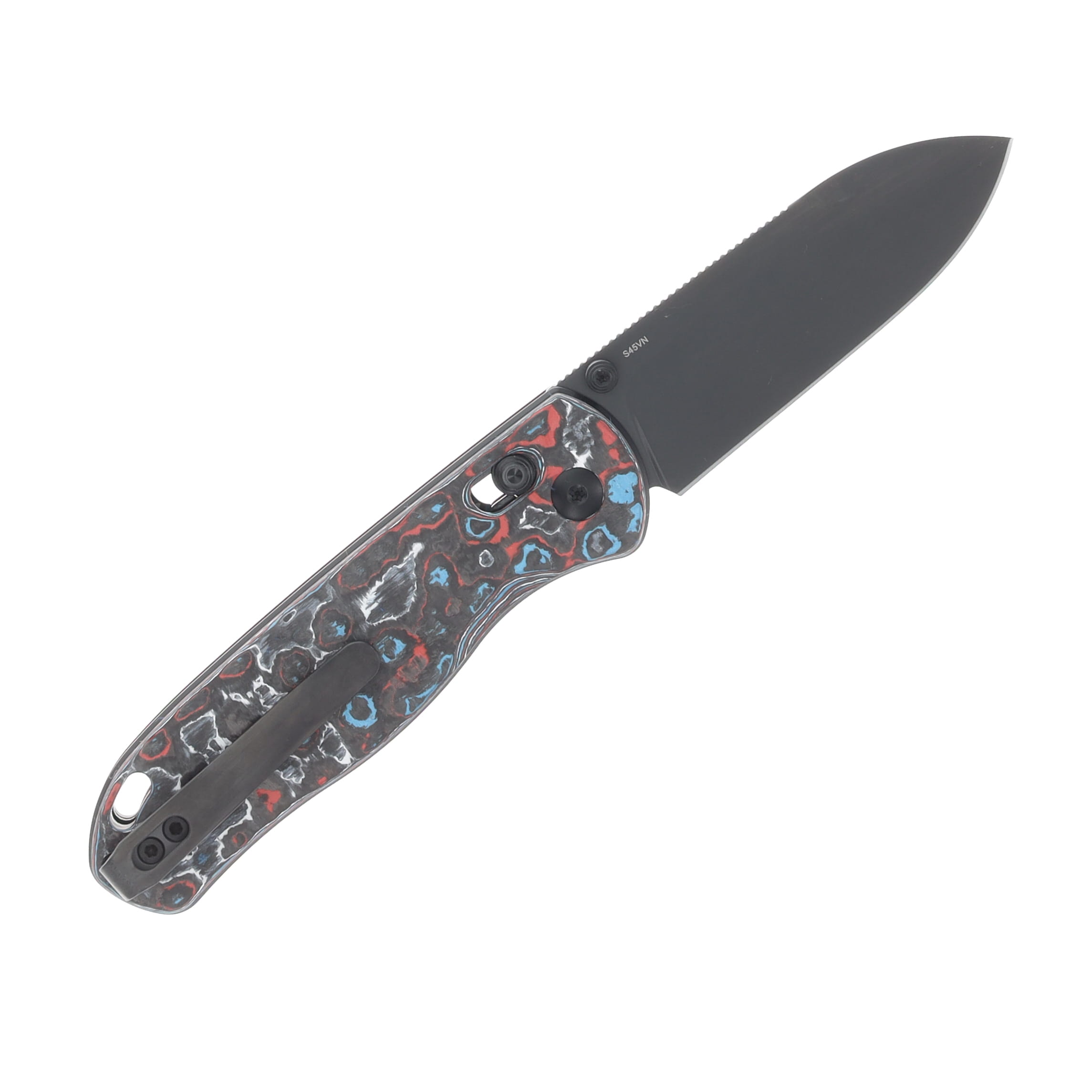 Kizer Drop Bear Folding Knife Nebula 2.97 Inch Plain DLC Drop Point KI3619A5 View 2
