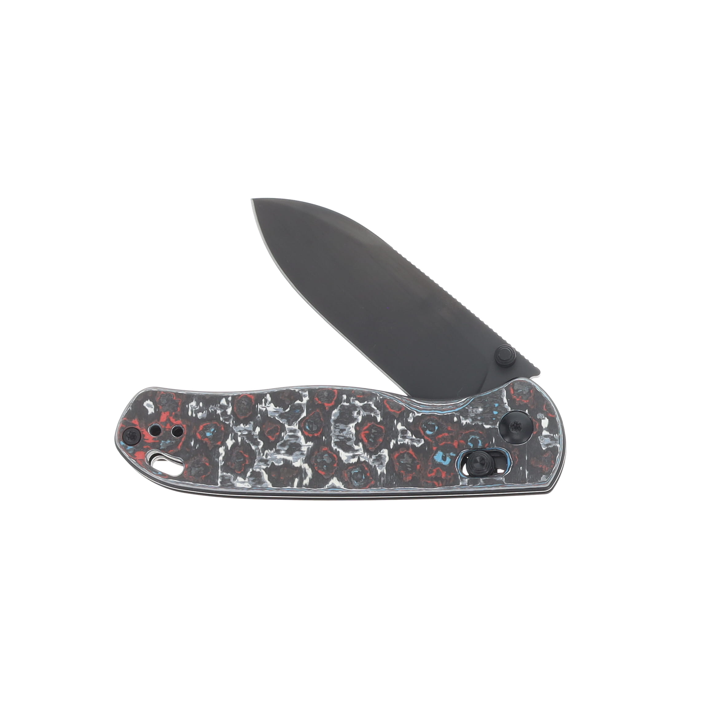 Kizer Drop Bear Folding Knife Nebula 2.97 Inch Plain DLC Drop Point KI3619A5 View 3