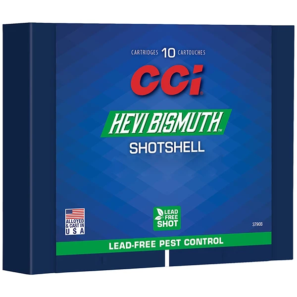 CCI HEVI-Bismuth Pest Control 44 Special/Remington Magnum Shotshell 10 Rounds Aluminum 112 Grain #8 Shot 3744B View 1