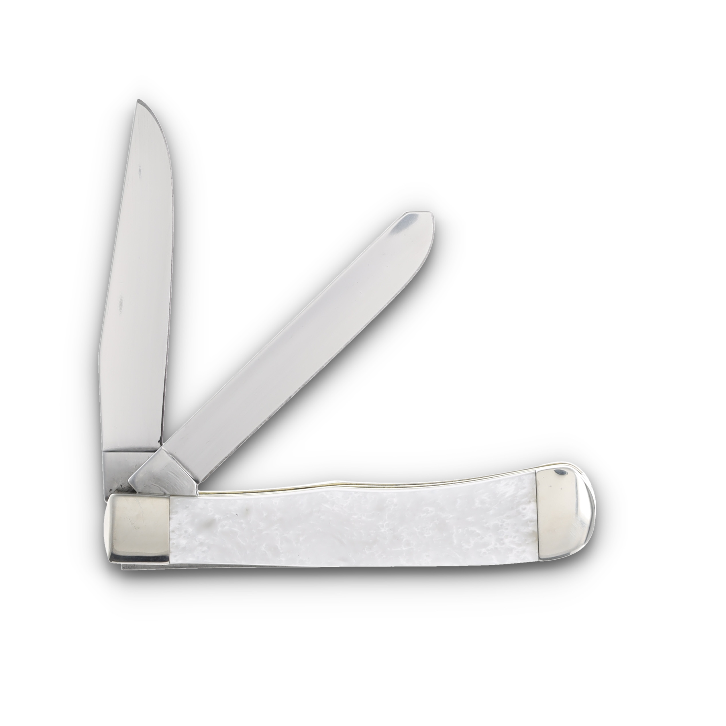 Case XX Heavenly Pearl Corelon Trapper Folding Knife CA6073HP View 2