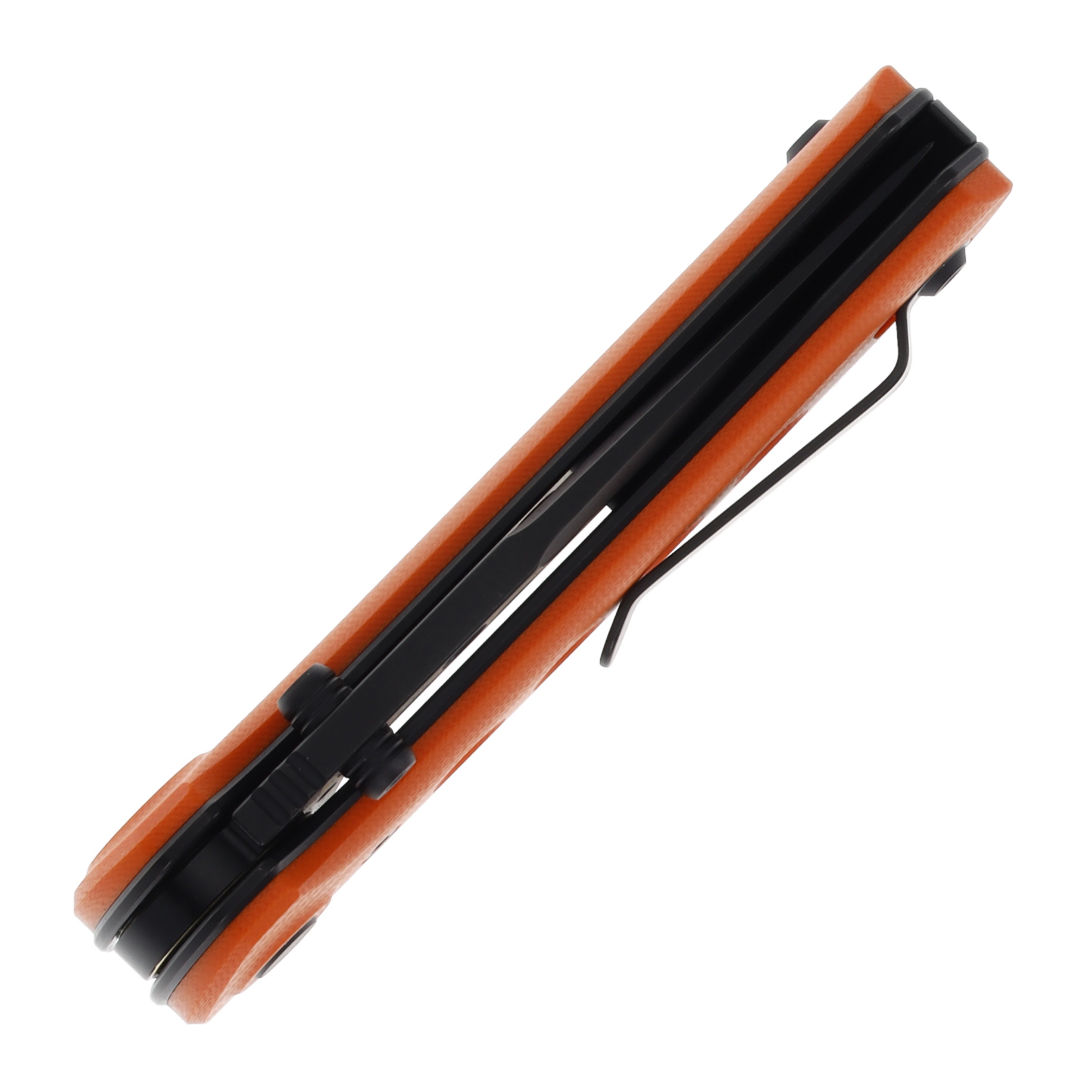 Reate PL-XT Orange G-10 Handle Black PVD Nitro V Blade REPLXTOG10BKP View 5