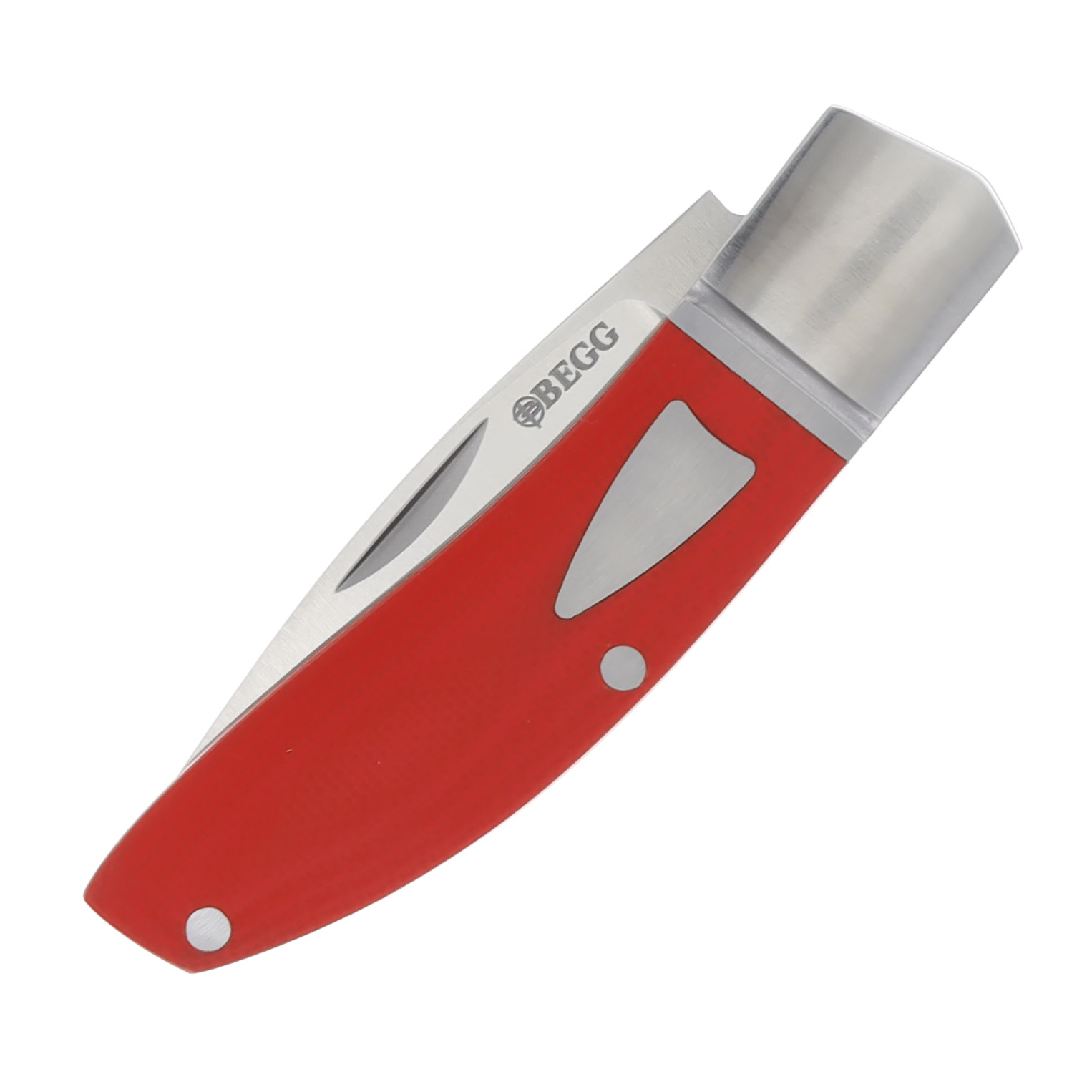 Begg Knives Mini Slip Joint Hunter Folding Knife Red BG044 View 5