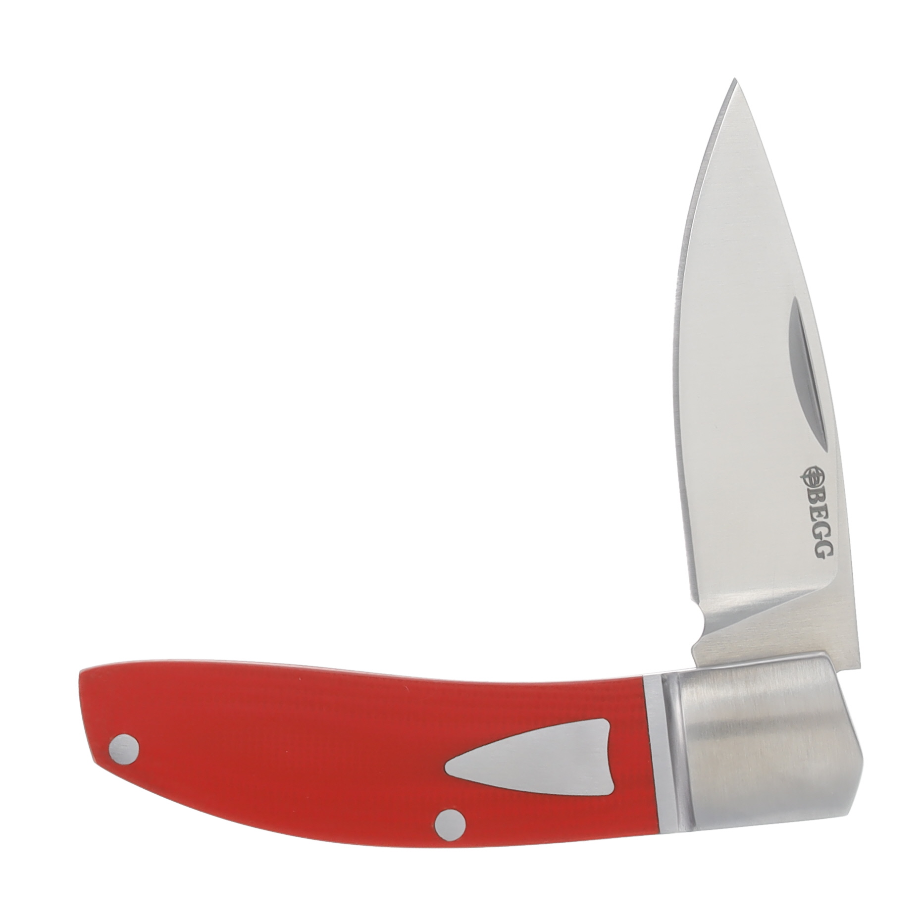 Begg Knives Mini Slip Joint Hunter Folding Knife Red BG044 View 3