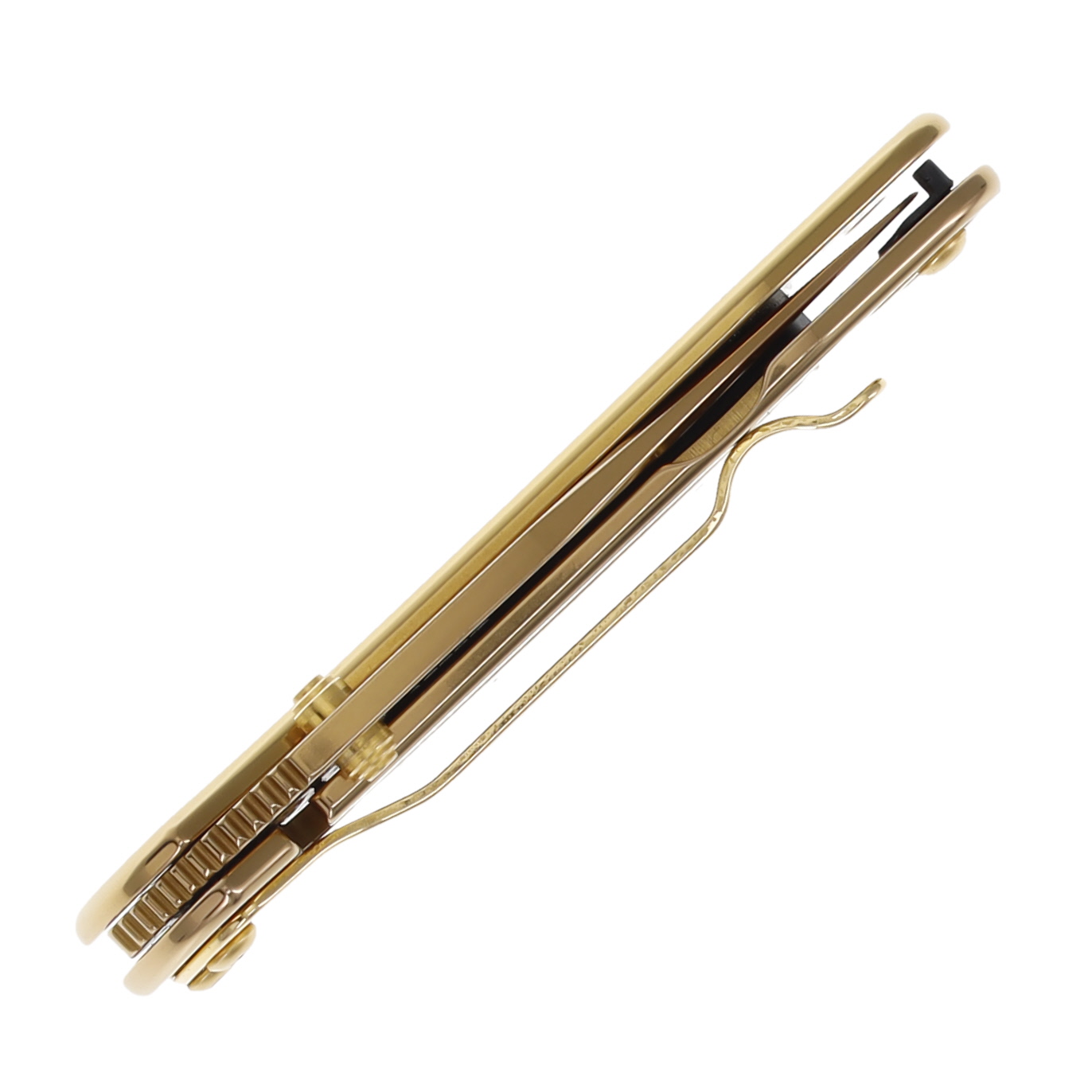 Kershaw Chive Spring Assisted Folding Knife 24K Gold Plated KS1600G View 5