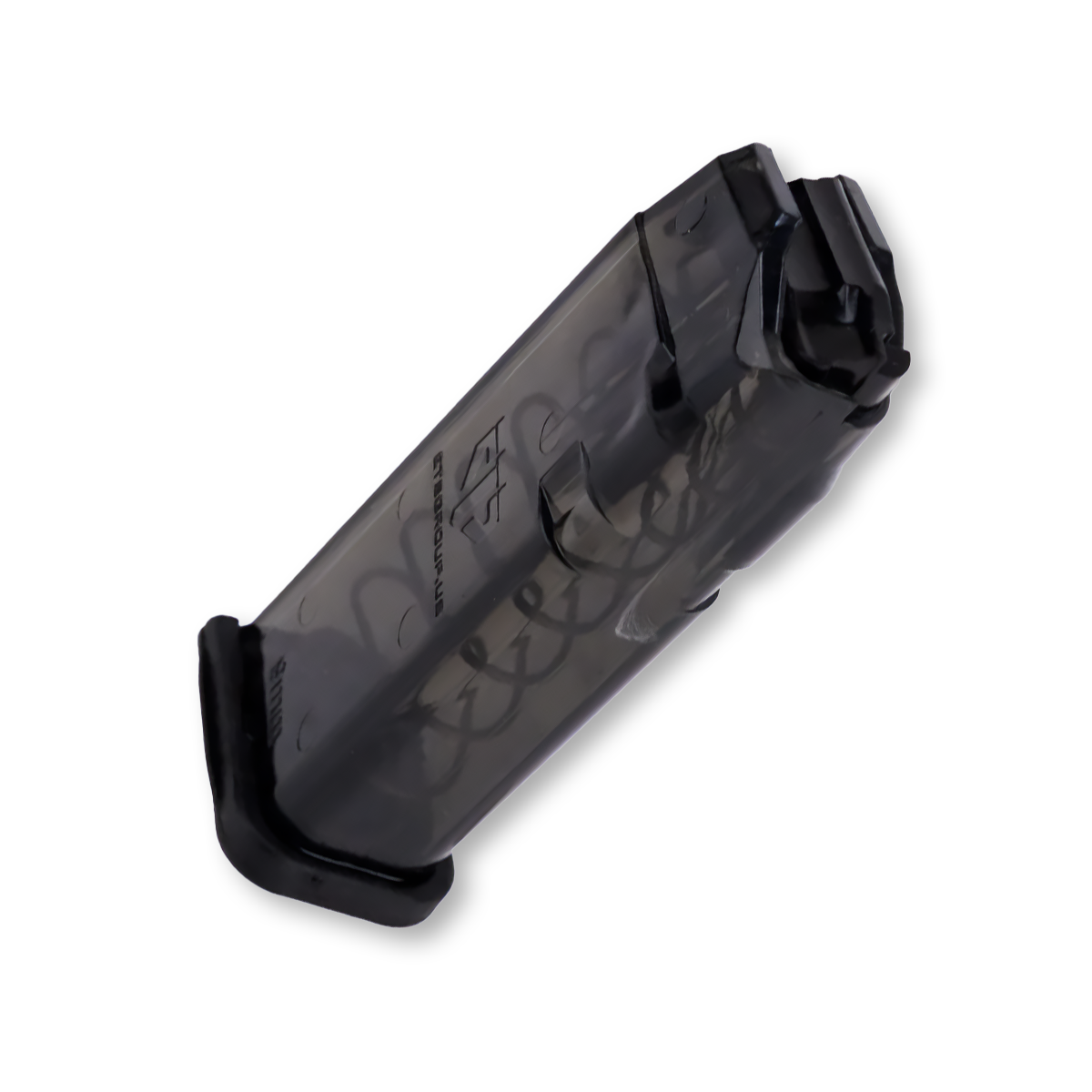 Elite Tactical Carbon Smoke Fits Glock 19/26 15Rd 9mm Magazine SMK-GLK-19 View 1