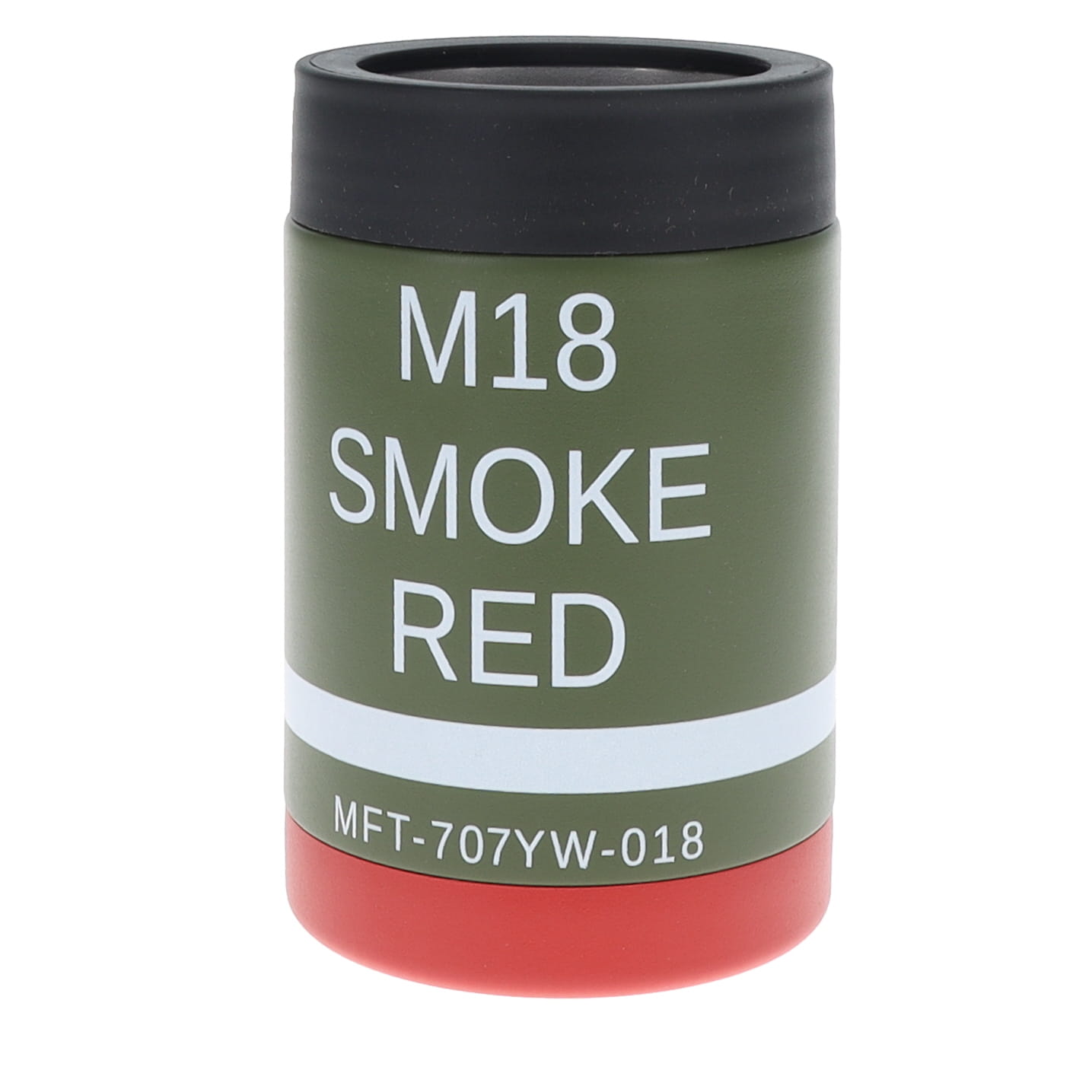 Mission First Tactical 12oz. Red Smoke Can Cooler DM18R-CAN View 1
