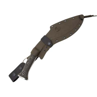 Condor Tool and Knife K-Tact Kukri Fixed Blade Army Green 10in Satin Blade CTK181210 View 6