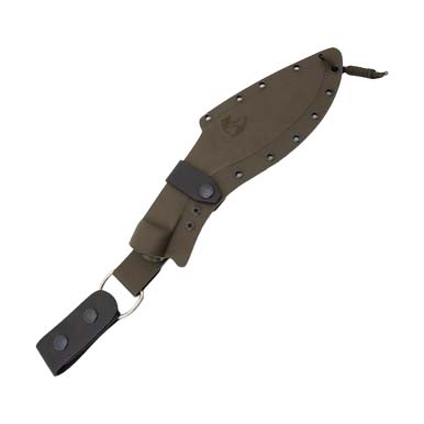 Condor Tool and Knife K-Tact Kukri Fixed Blade Army Green 10in Satin Blade CTK181210 View 9