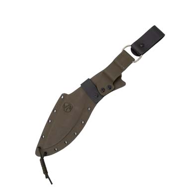 Condor Tool and Knife K-Tact Kukri Fixed Blade Army Green 10in Satin Blade CTK181210 View 8