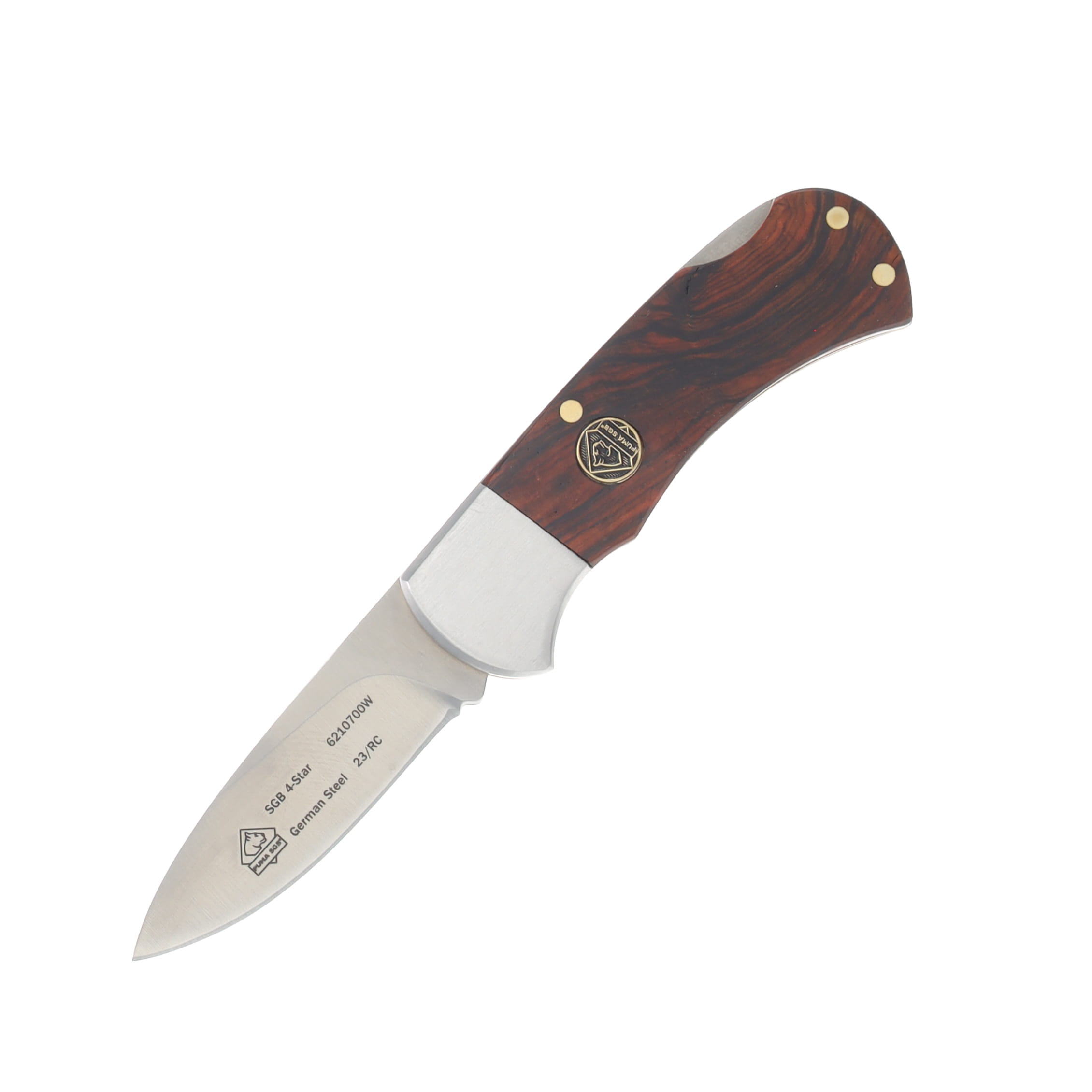 Puma SGB 4-Star Mini Rosewood Lockback Pocket Knife P6210700W View 1