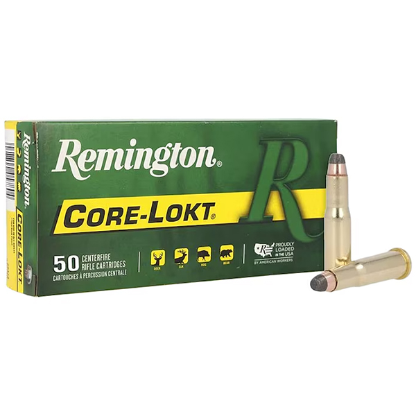 Remington Core-Lokt 25-20 Winchester Centerfire 50 Rounds Brass Centerfire 86 Grain Core-Lokt JSP View 1