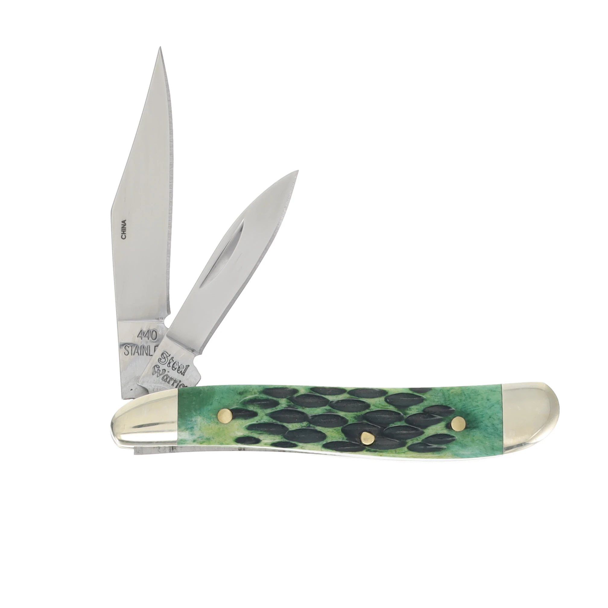 STEEL WARRIOR PEANUT/JADE GREEN JIGGED FRSW107JGJ View 2