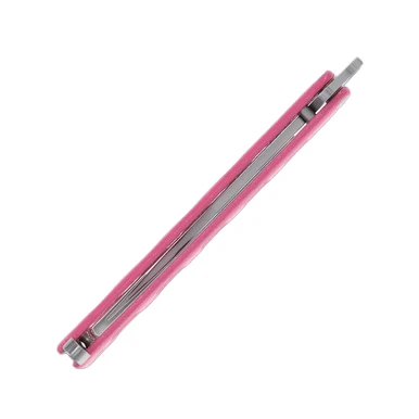 Bear & Son Balisong Pink Clip Point View 9