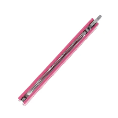 Bear & Son Balisong Pink Clip Point View 10