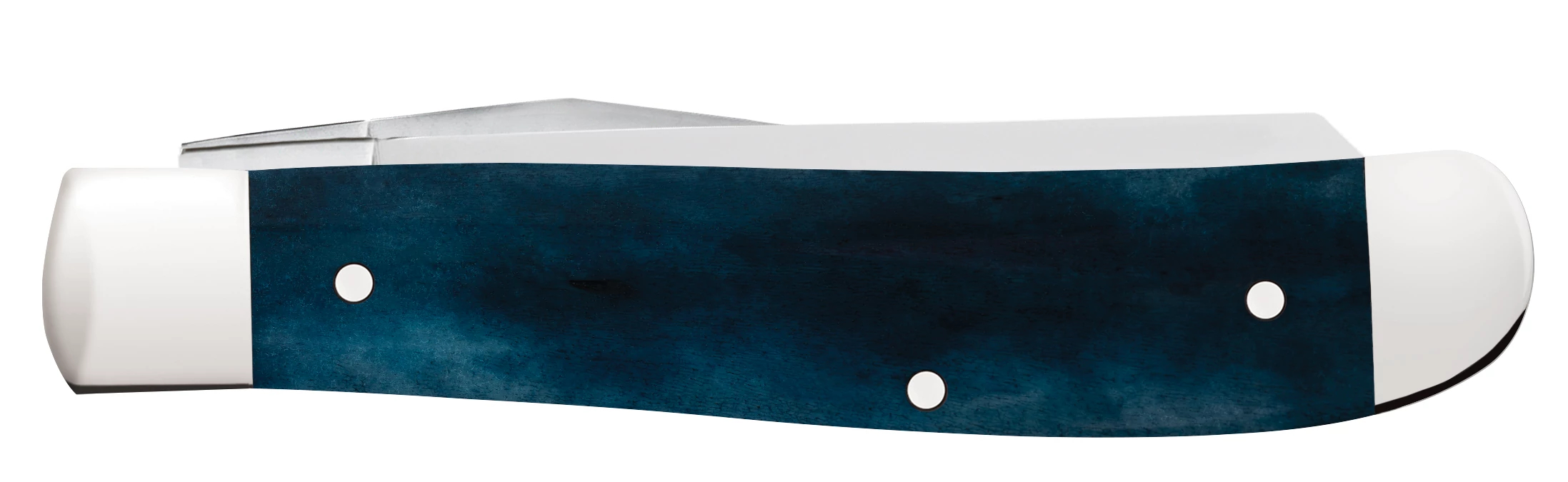 Case XX Harley-Davidson Mediterranean Blue Smooth Bone Mini Trapper CA52263 View 2