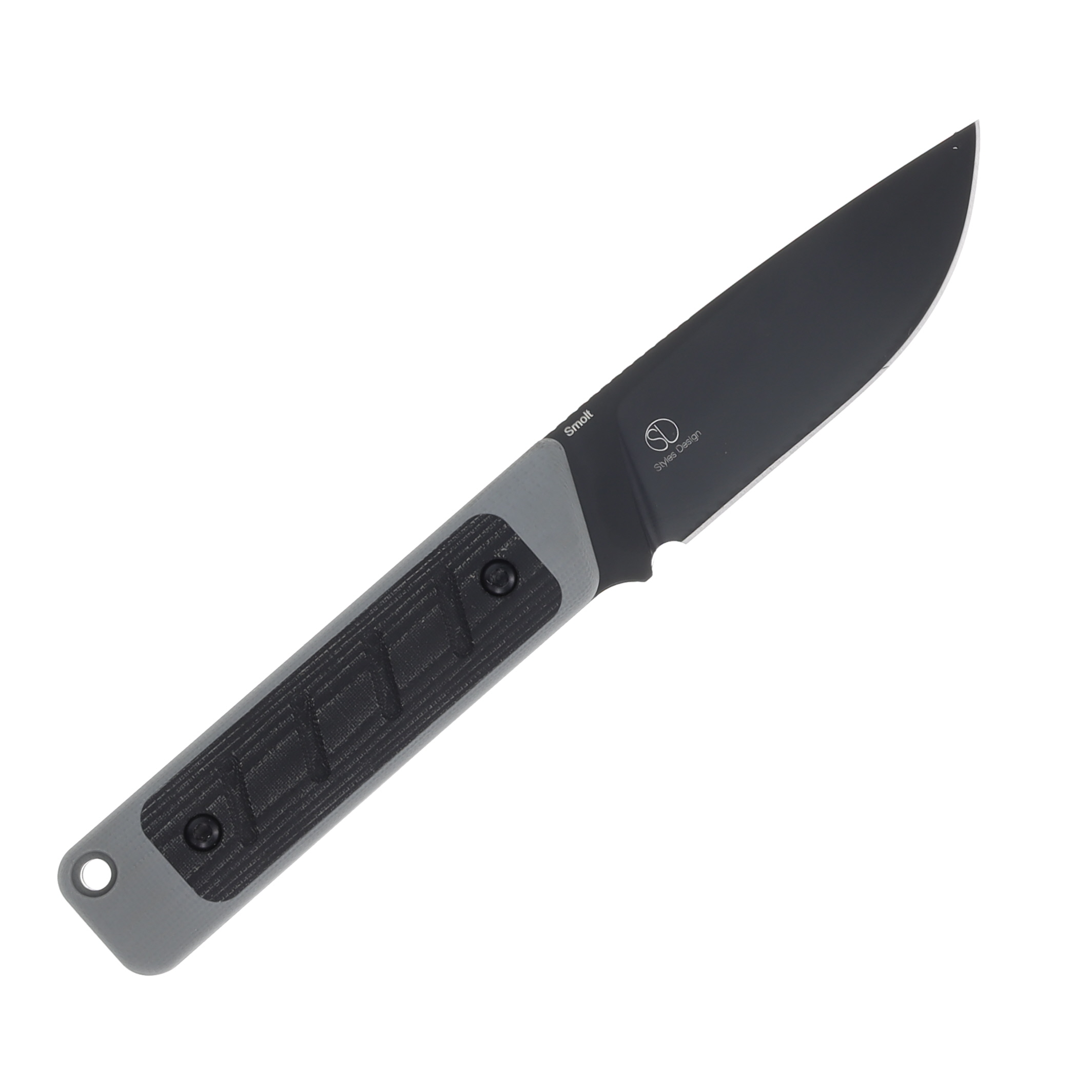 Kizer Smolt Fixed Blade 2.93" Black 3V Drop Point 1063A1 View 3