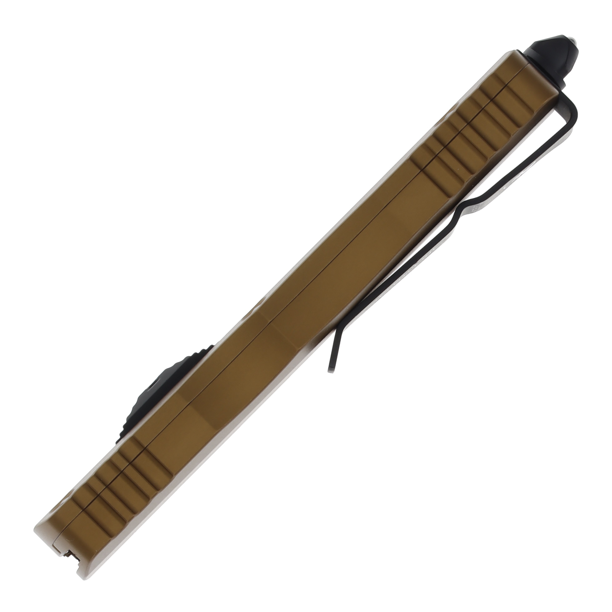 Microtech Dirac D/E Partial Serrated Tan Aluminum AUMT2252TA View 5