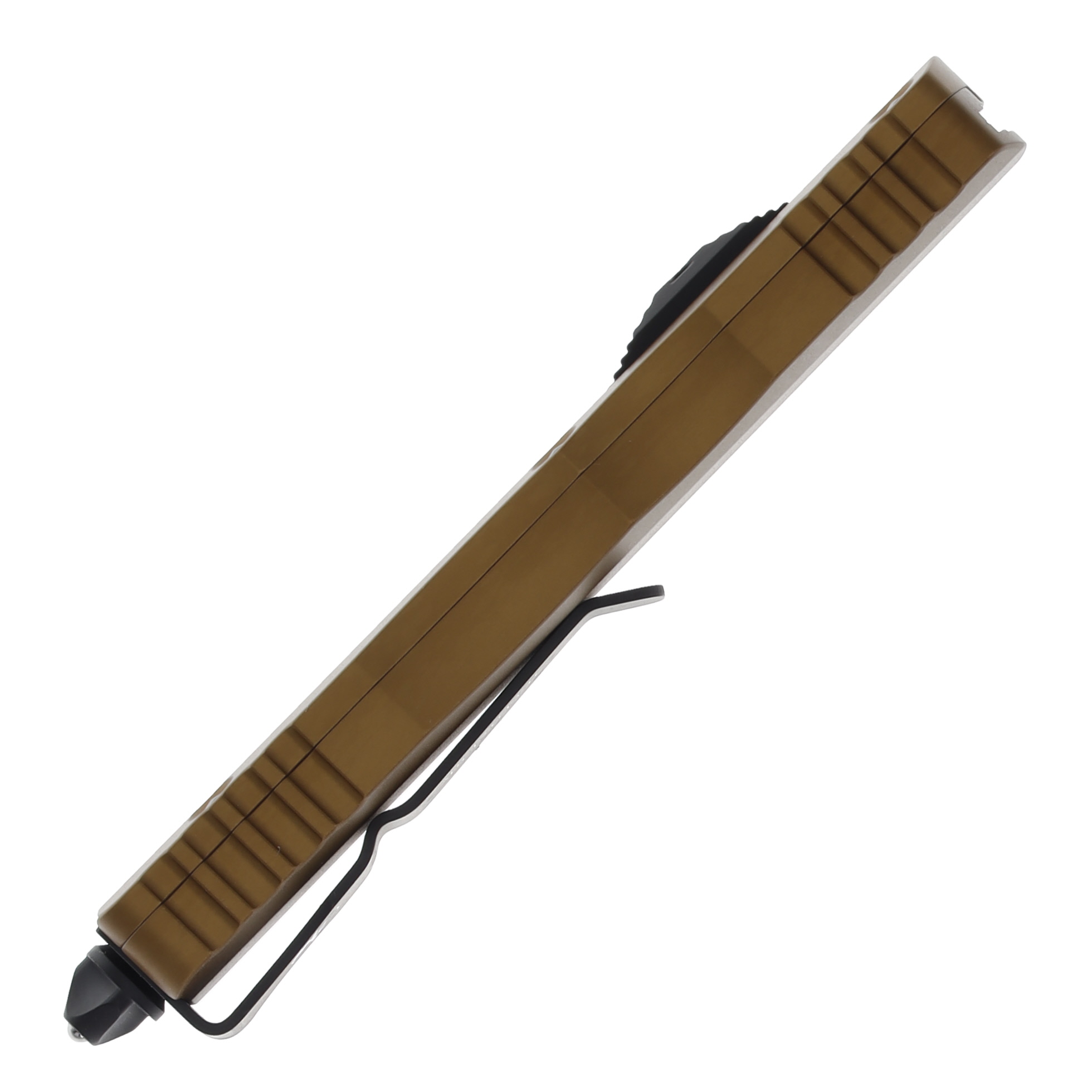 Microtech Dirac D/E Partial Serrated Tan Aluminum AUMT2252TA View 6