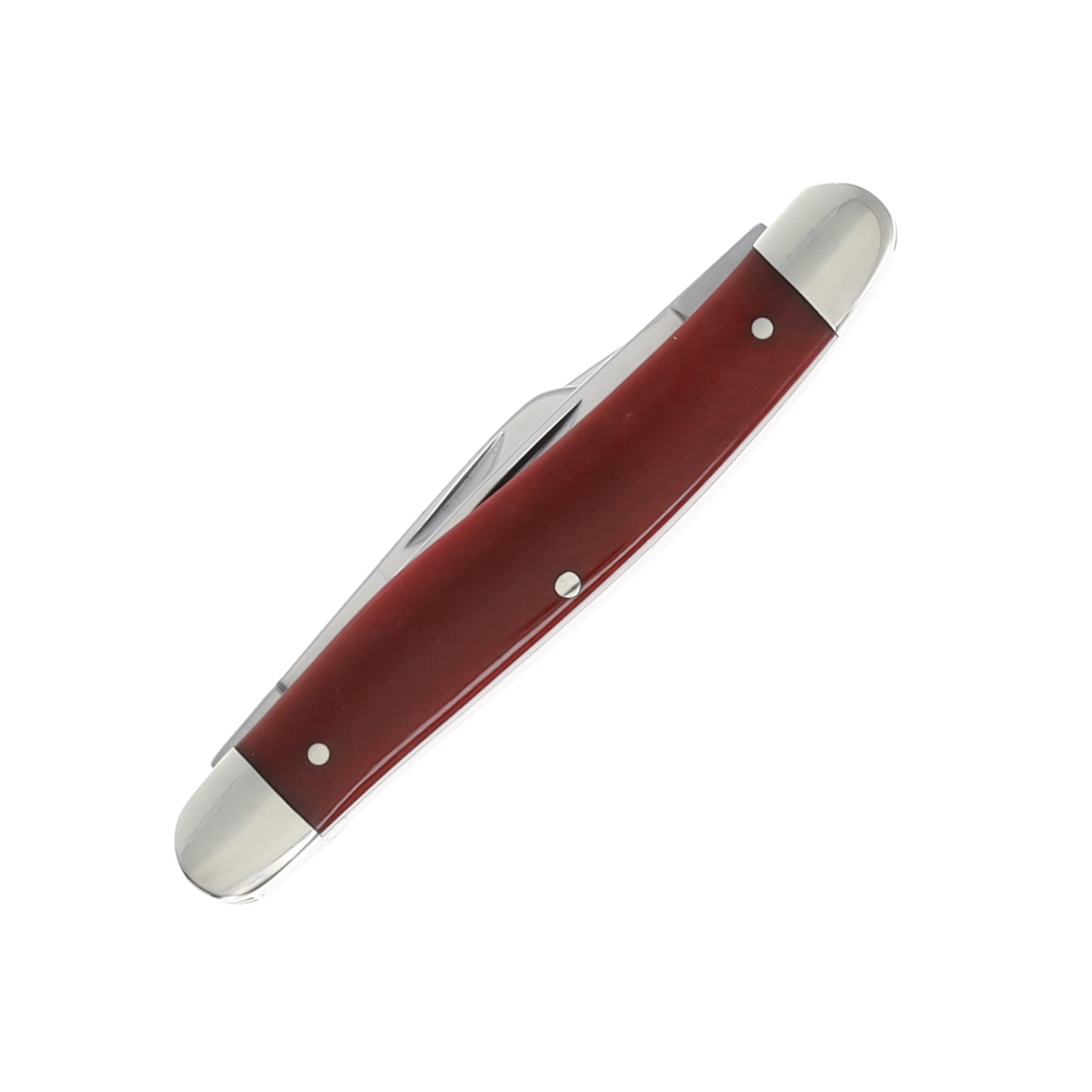 Queen Cutlery USA No. 9 Red Smooth Bone Stockman with Gift Tin QRSB47 View 4