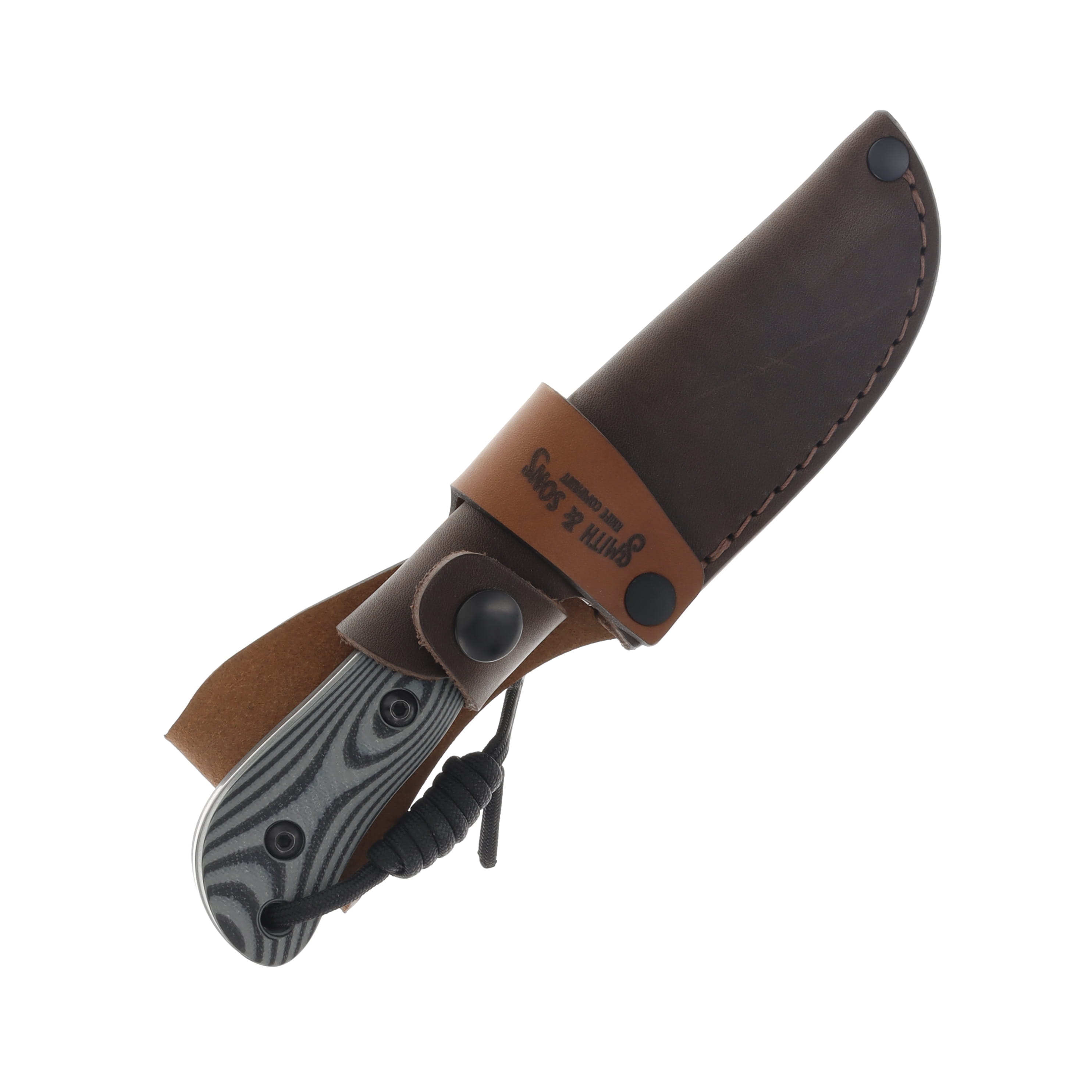 Smith and Sons Vaquero Smoke and Black 3.5 Inch Plain Satin Upswept SM21259 View 4
