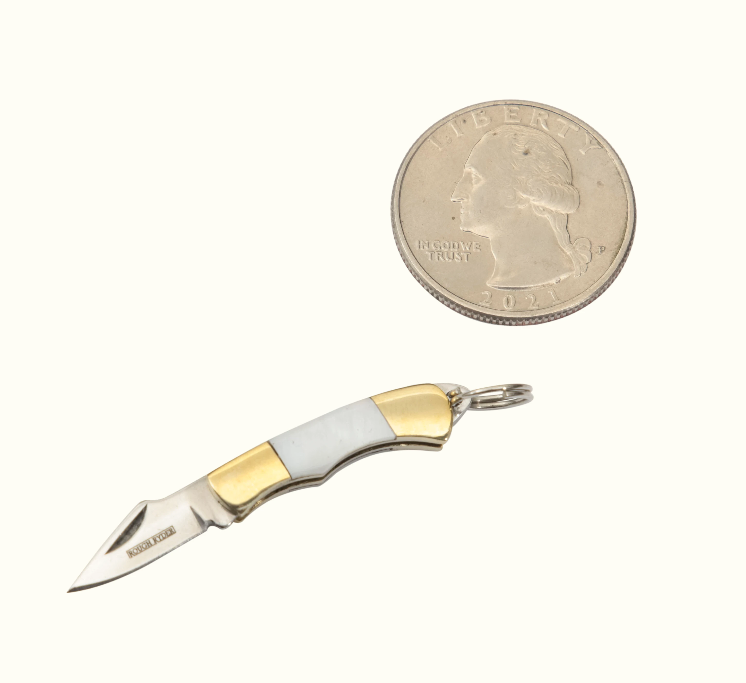 Rough Ryder RR168 Mother of Pearl Miniature Folding Knife RR168 View 3