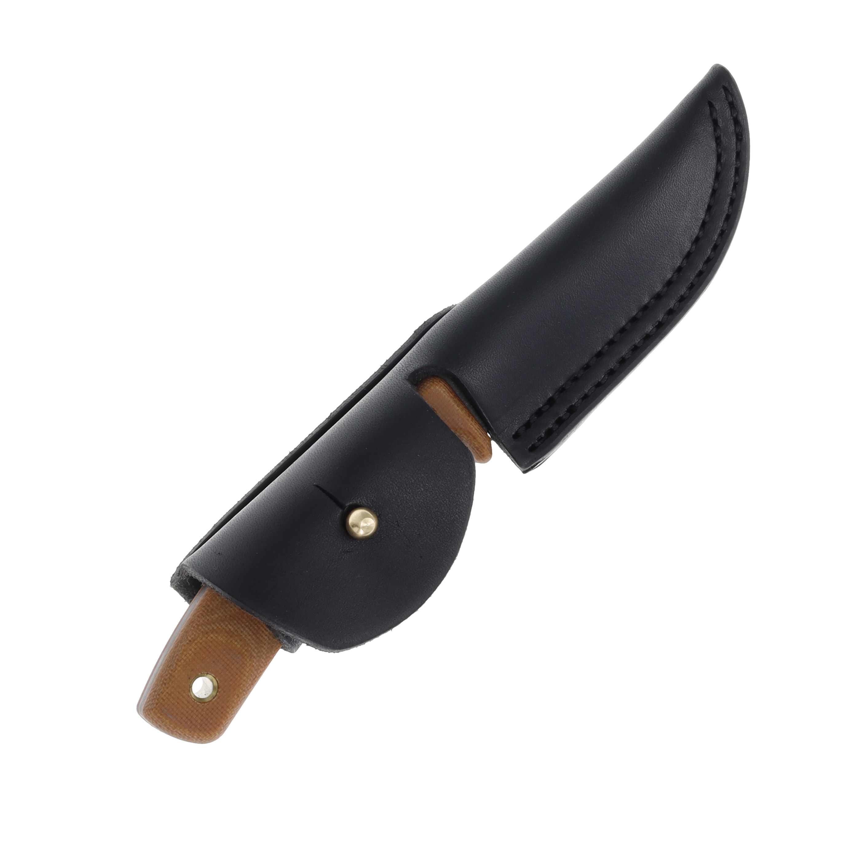 CRKT Soldotna Fixed Blade Knife Carbon Steel/Brown Micarta Russ Kommer Design CR3029 View 10
