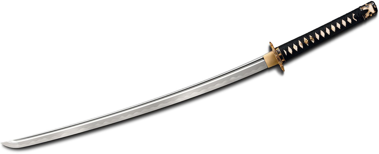 Cold Steel Tachi Katana 30in Damascus Hamon Blade CS-SW-TACHKTNA View 1