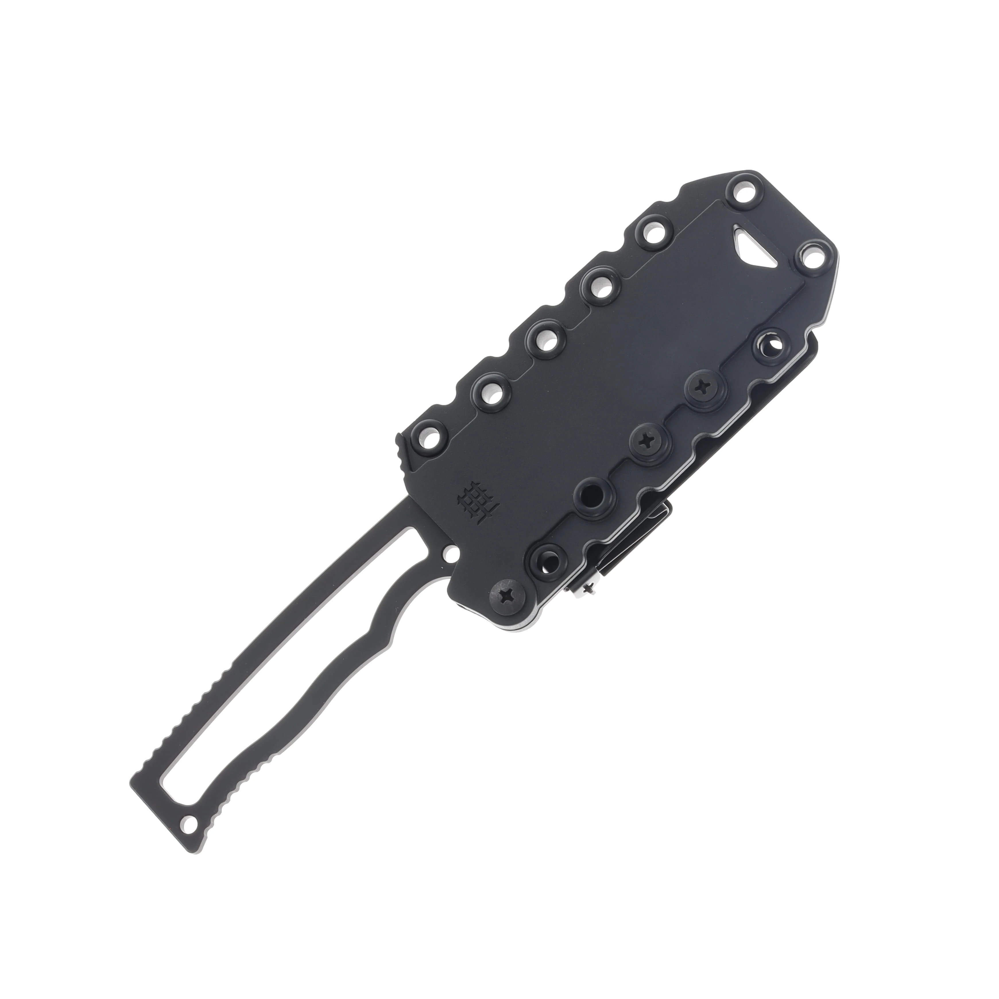 HalfBreed Blades Compact Field Knife 4.01in Plain Black PVD Tanto CFK03BLKN690 View 3