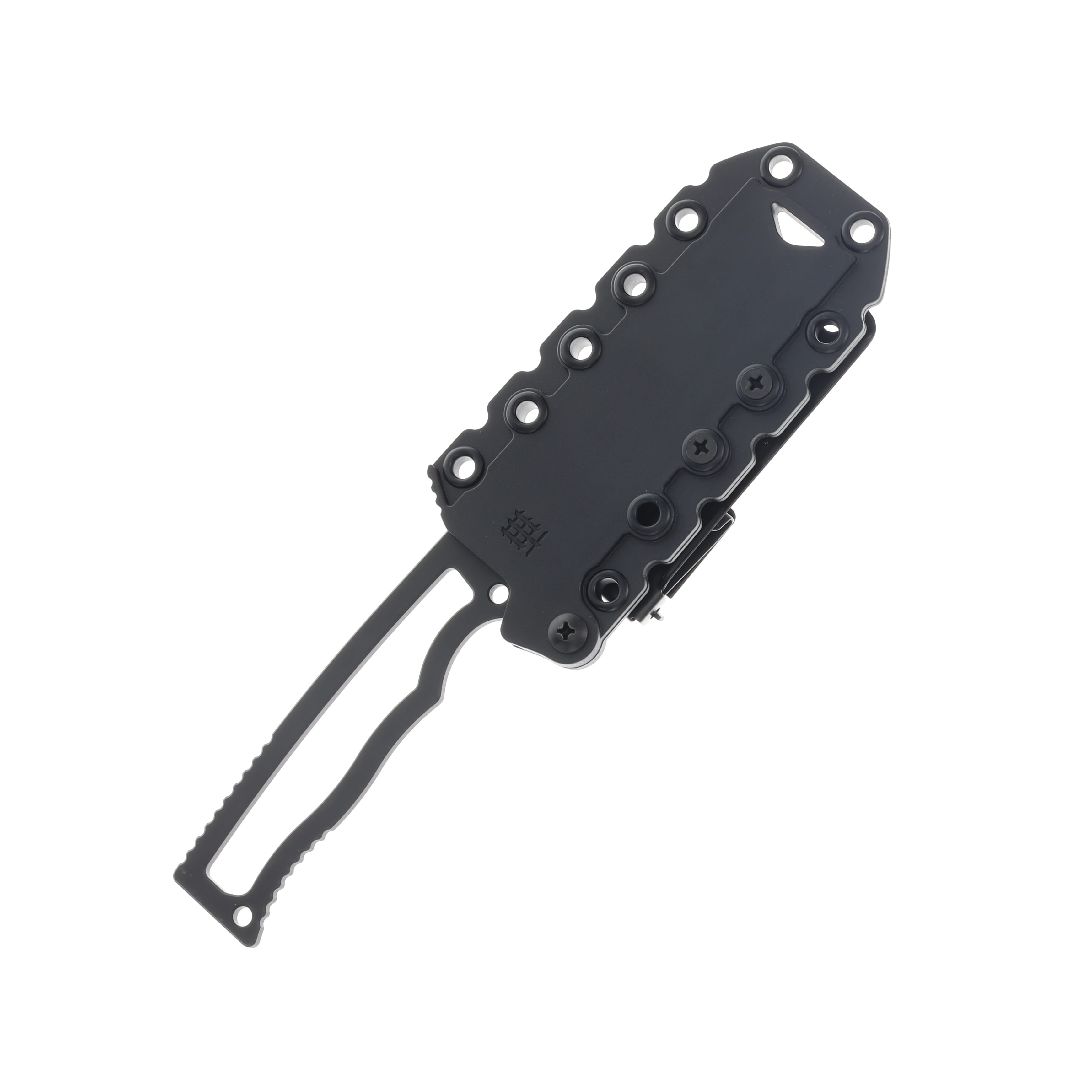 HalfBreed Blades Compact Field Knife 4.01in Plain Black Wharncliffe CFK04BLKN690 View 4