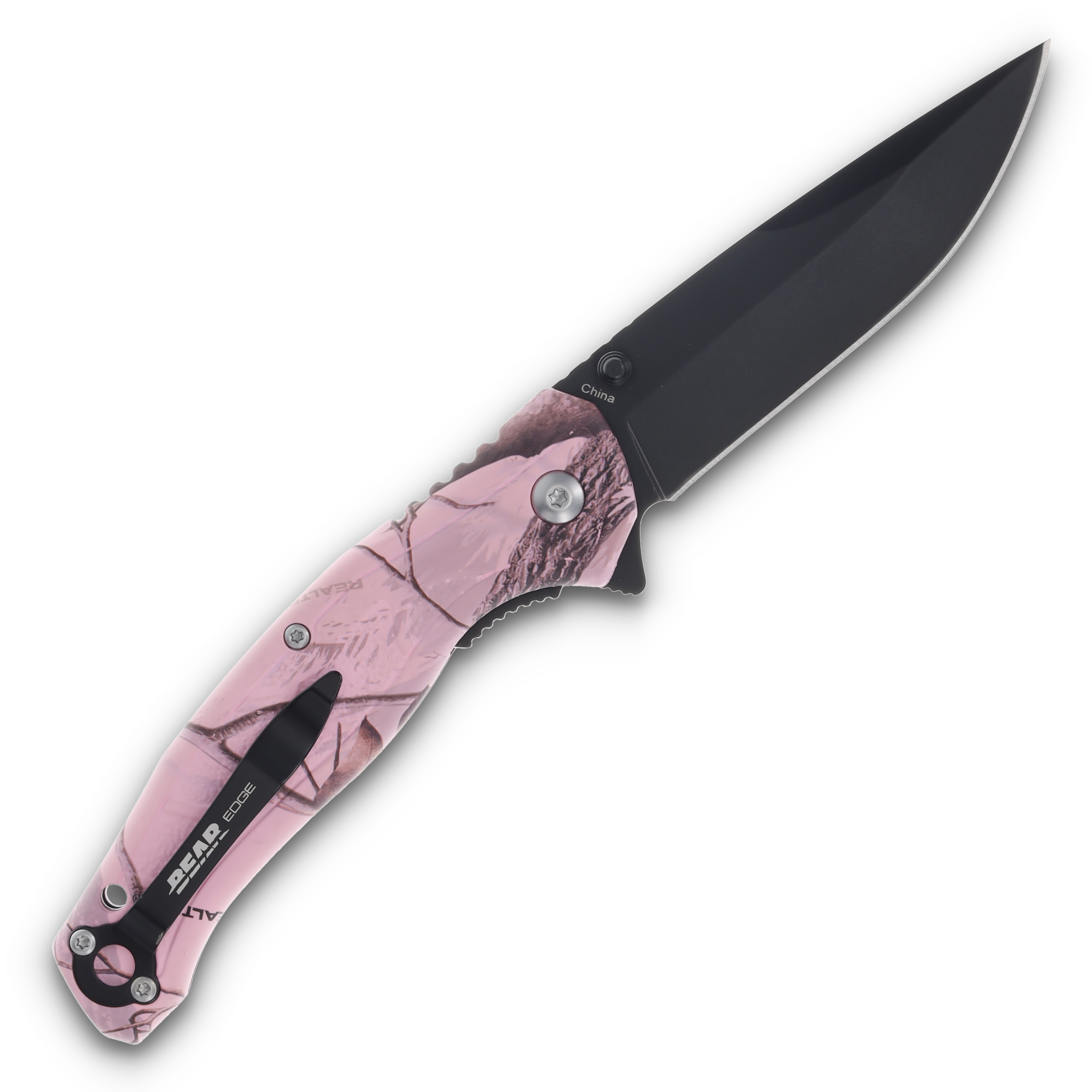Bear & Son Bear Edge Brisk 2.0 & Sharpener Pink Camo (Q4 2024) BR71826 View 4