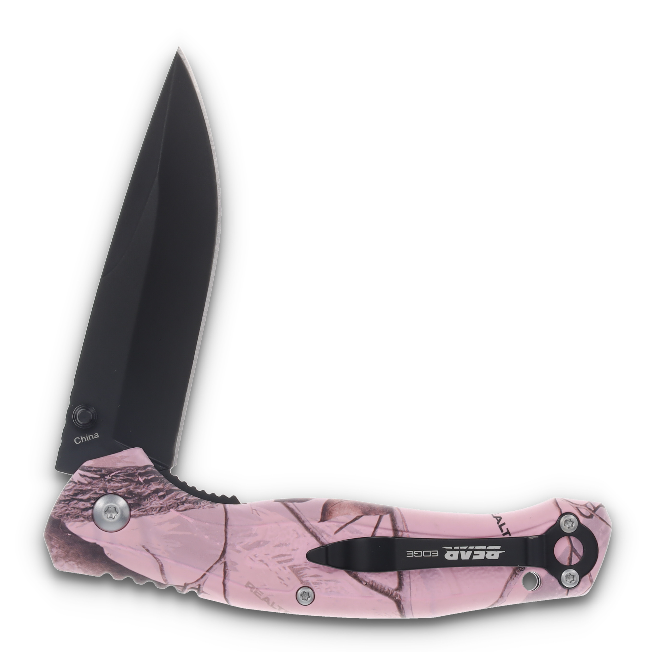 Bear & Son Bear Edge Brisk 2.0 & Sharpener Pink Camo (Q4 2024) BR71826 View 6