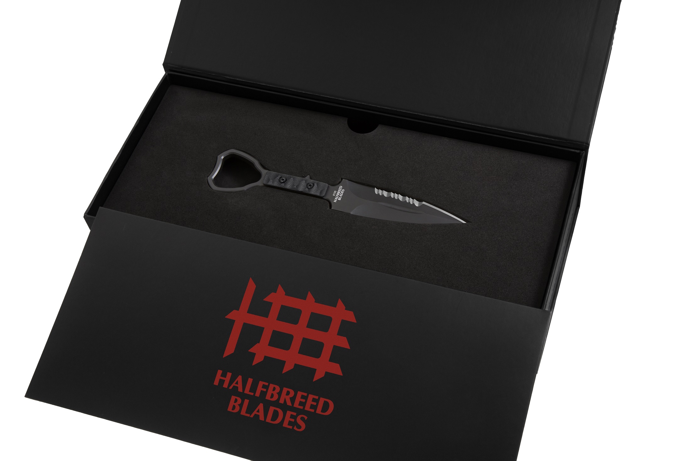 Halfbreed Blades Compact Clearance Knife Gen 2 3.94in PS Black Spear Point CCK01BLKG2 View 2
