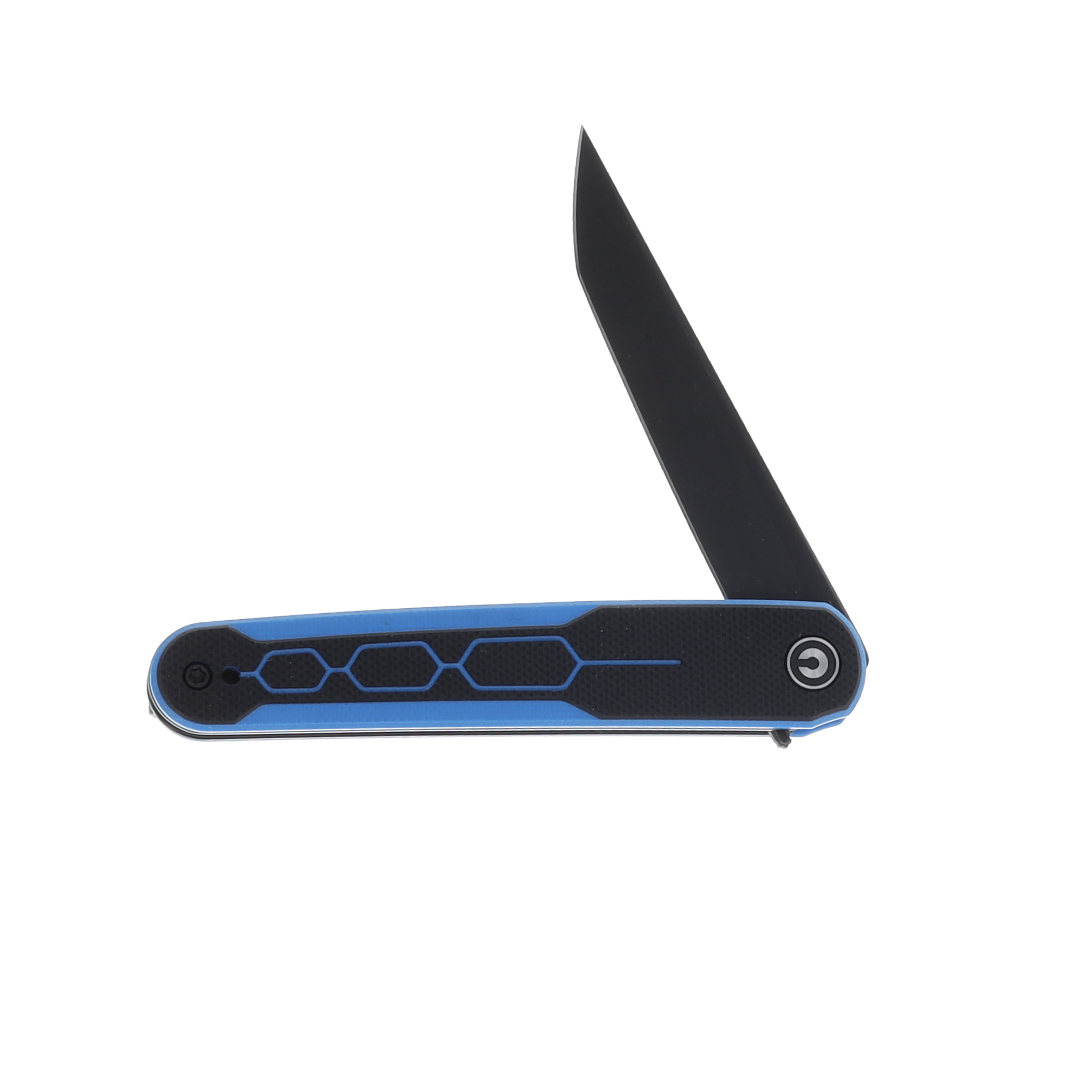 Civivi KwaiQ Milled Blue/Black G-10 Handle Black Stonewashed Nitro-V Blade C23015-3 C23015-3 View 3