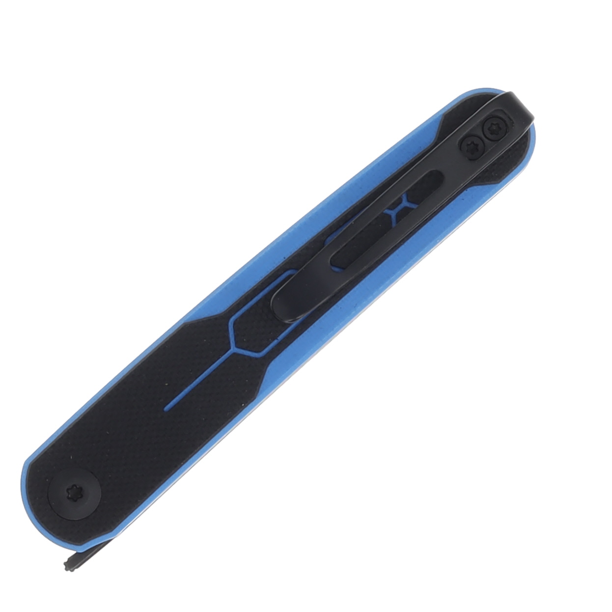 Civivi KwaiQ Milled Blue/Black G-10 Handle Black Stonewashed Nitro-V Blade C23015-3 C23015-3 View 6
