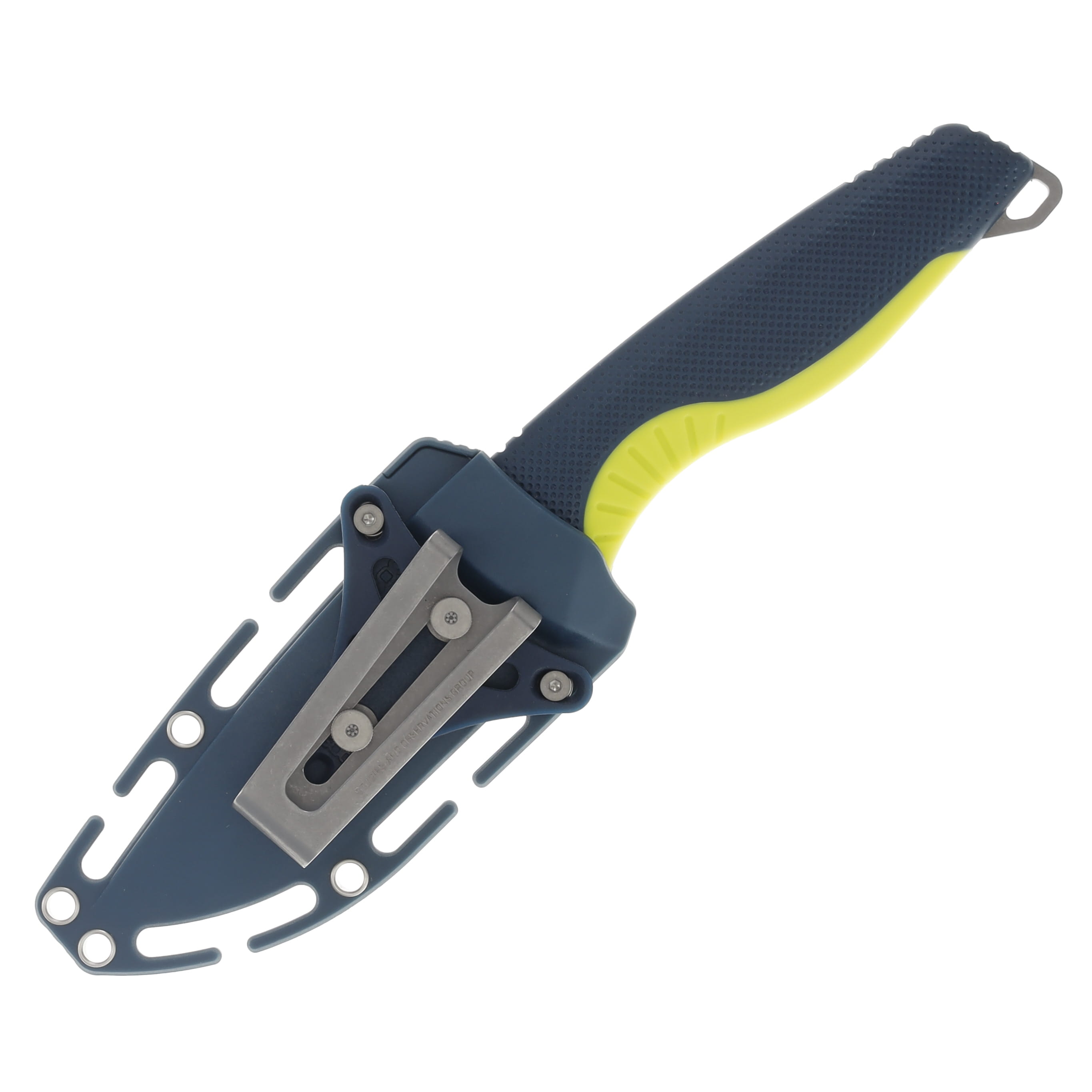 SOG Aegis FX Indigo and Acid 3.7 Inch Plan Stonewash Drop Point SOG-17-41-01-57 View 3