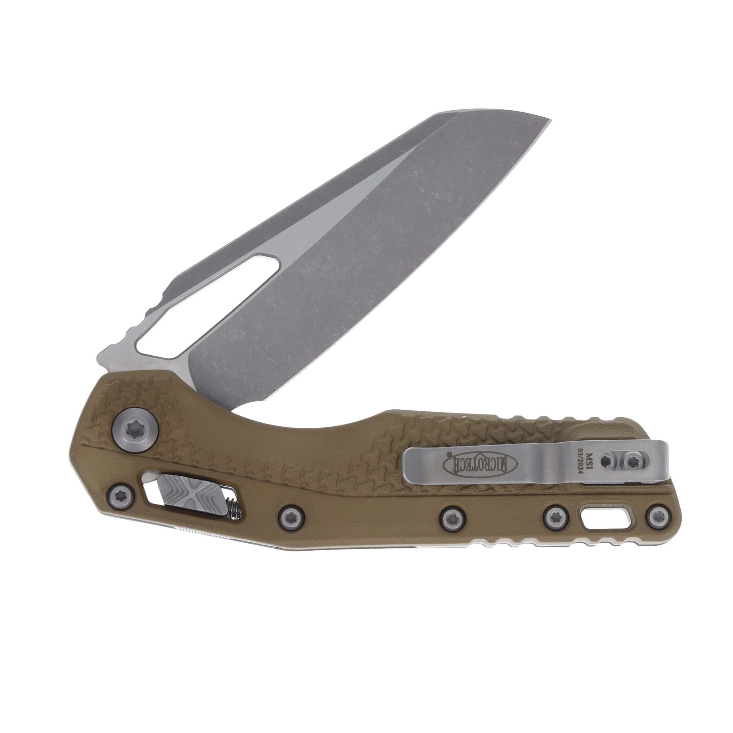 Microtech MSI RAM-LOK Folding Knife Apocalyptic S/E M390MK Dark Earth MT210T10APPMDE View 4