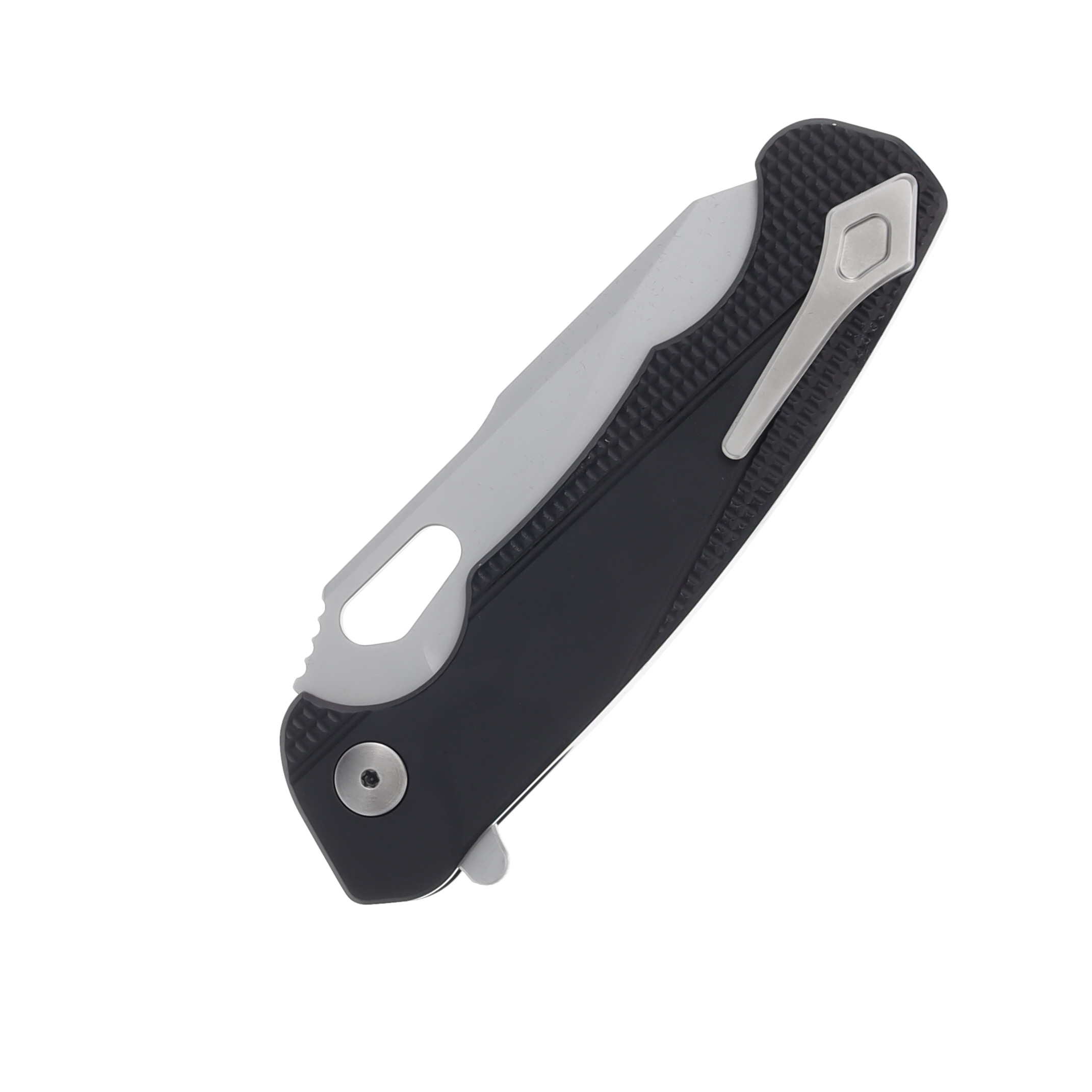 Dead Reckon Knives Ridgeback 3.25in Satin Magnacut Modified Tanto Body 1 Black Aluminum RB-1512-27-Black View 4