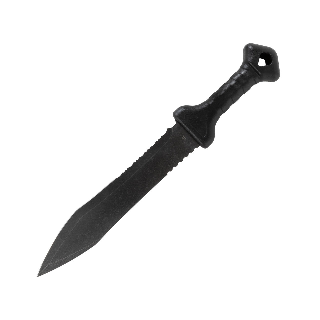 SOG Phantom Strike Machete II 12.6in D/E Part Serr Black Stonewash Blade SOG-17-44-06-43 View 3