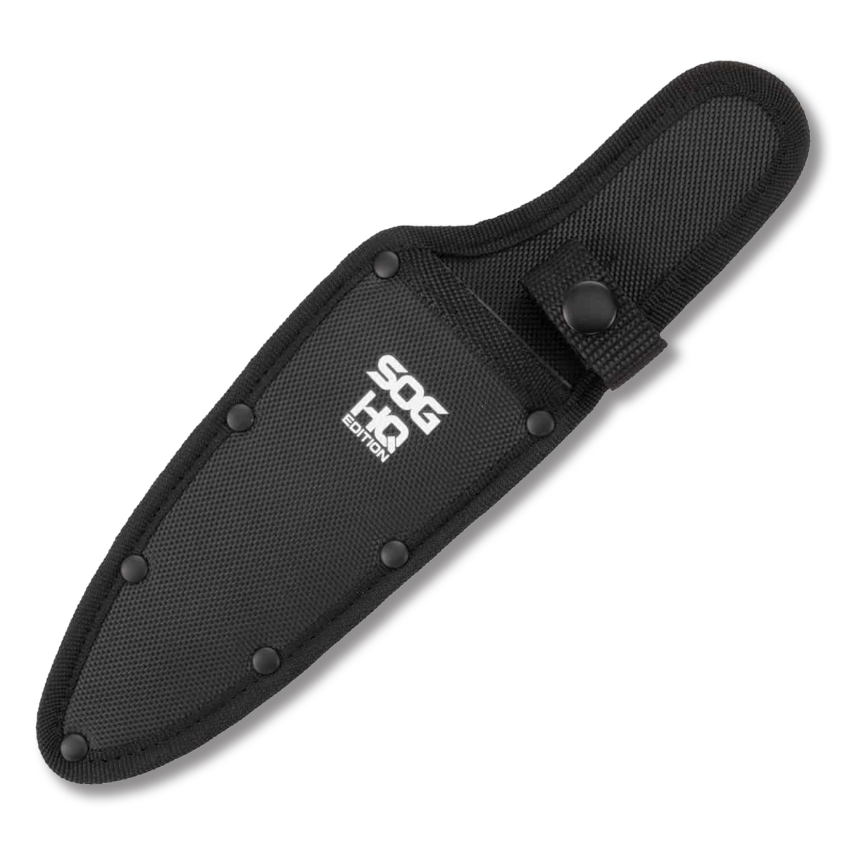 Sog TerraGrip Fixed Blade Camp Knife 6.7in Black Gut Hook Drop point SOG-17-44-07-43 View 2