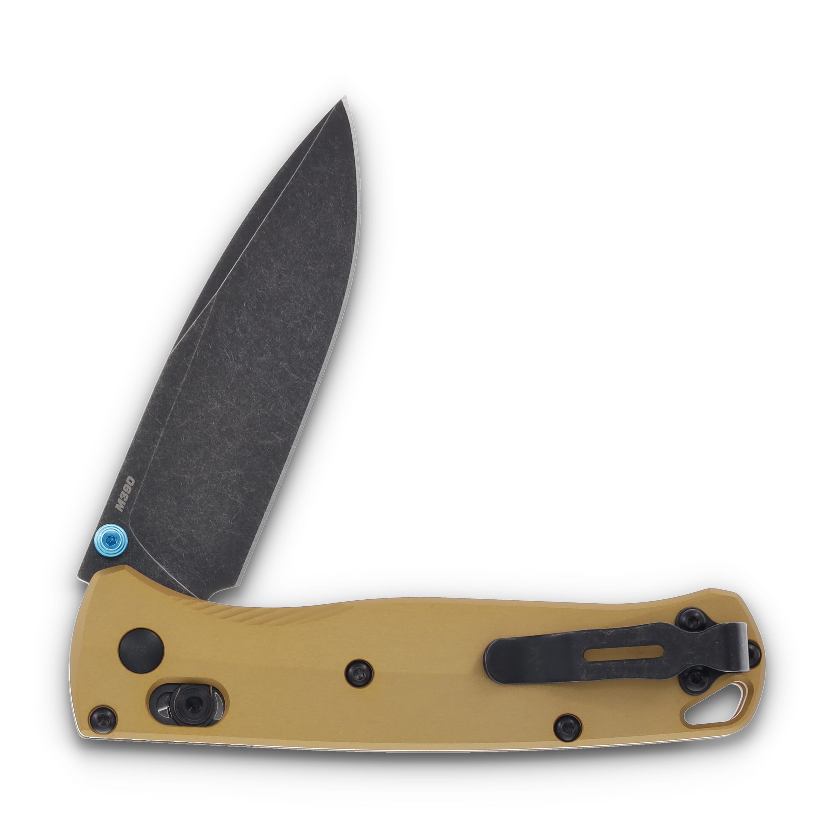 Benchmade Bugout 535BK-07 Folding Knife Burnt Brass/DLC M390 BM535BK-07 View 4