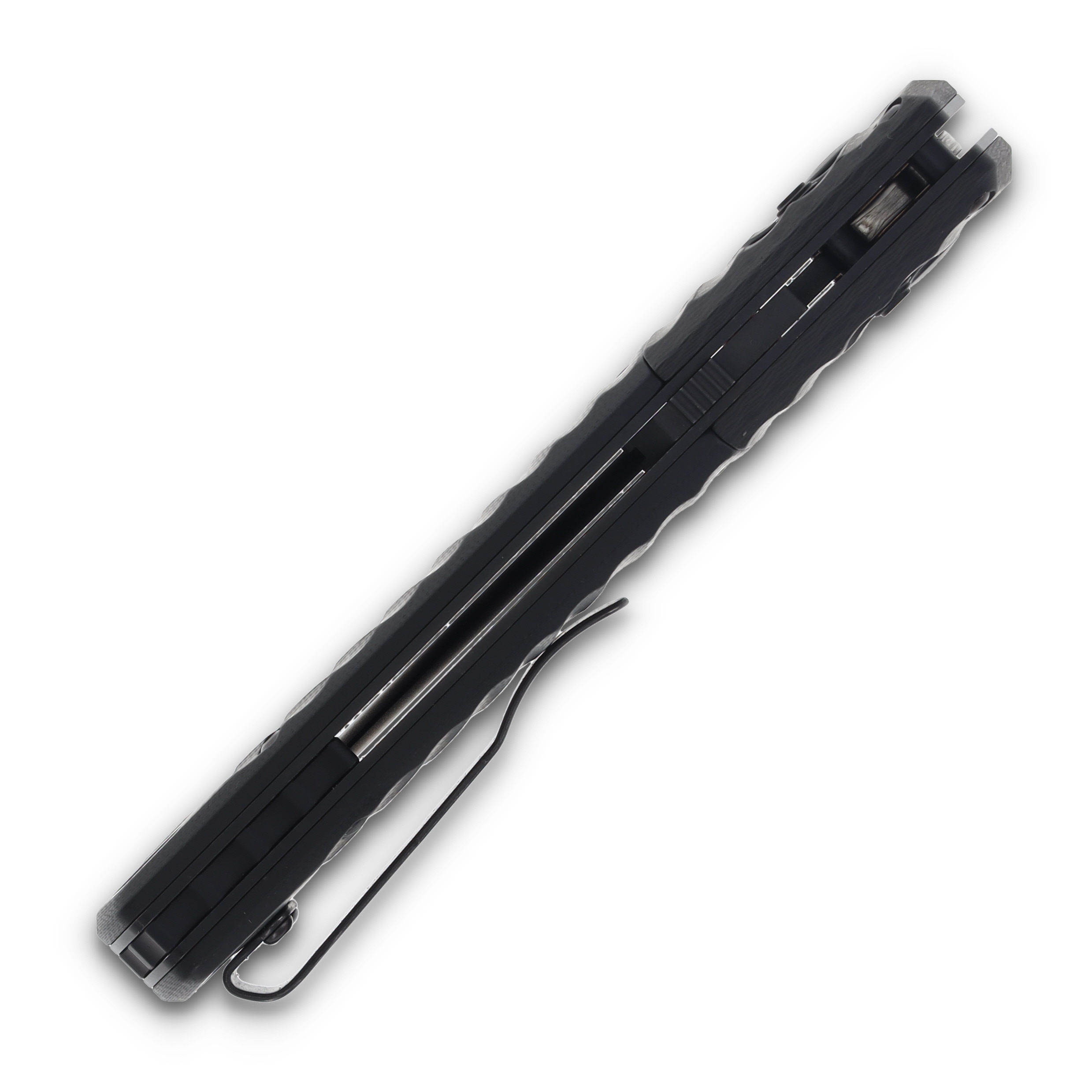 Benchmade PSK Folding Knife 3.44 Inch Plain Black Cerakote Drop Point BM593BK-01 View 7