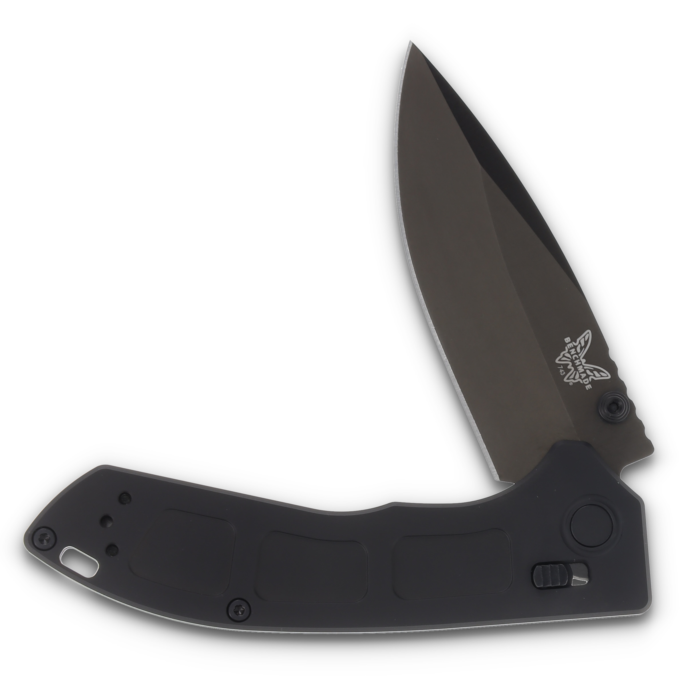 Benchmade Mini Narrows Black 6AL-4V Titanium Black DLC Hardware BM743BK-01 View 3