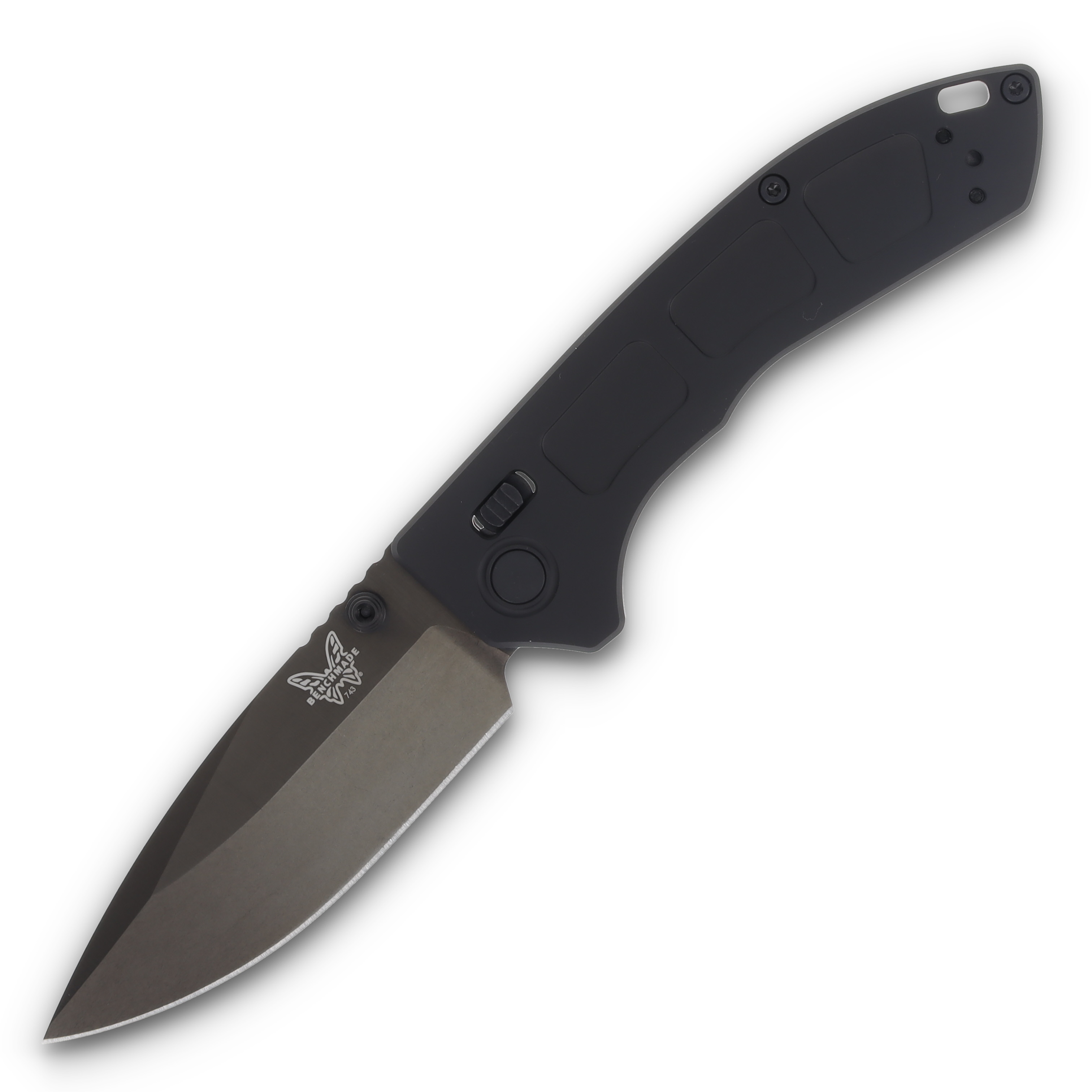 Benchmade Mini Narrows Black 6AL-4V Titanium Black DLC Hardware BM743BK-01 View 1