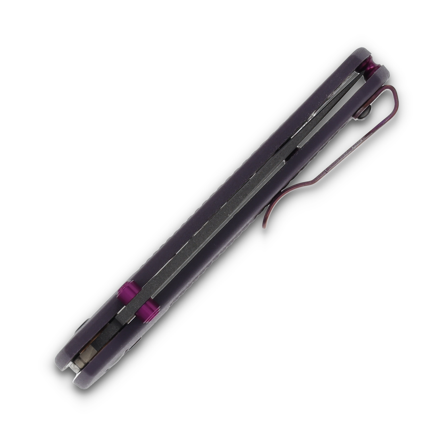 Benchmade Mini Bugout AXIS Lock Folder Dark Purple Grivory Cerakote Drop Pt BM533GY-09 View 7
