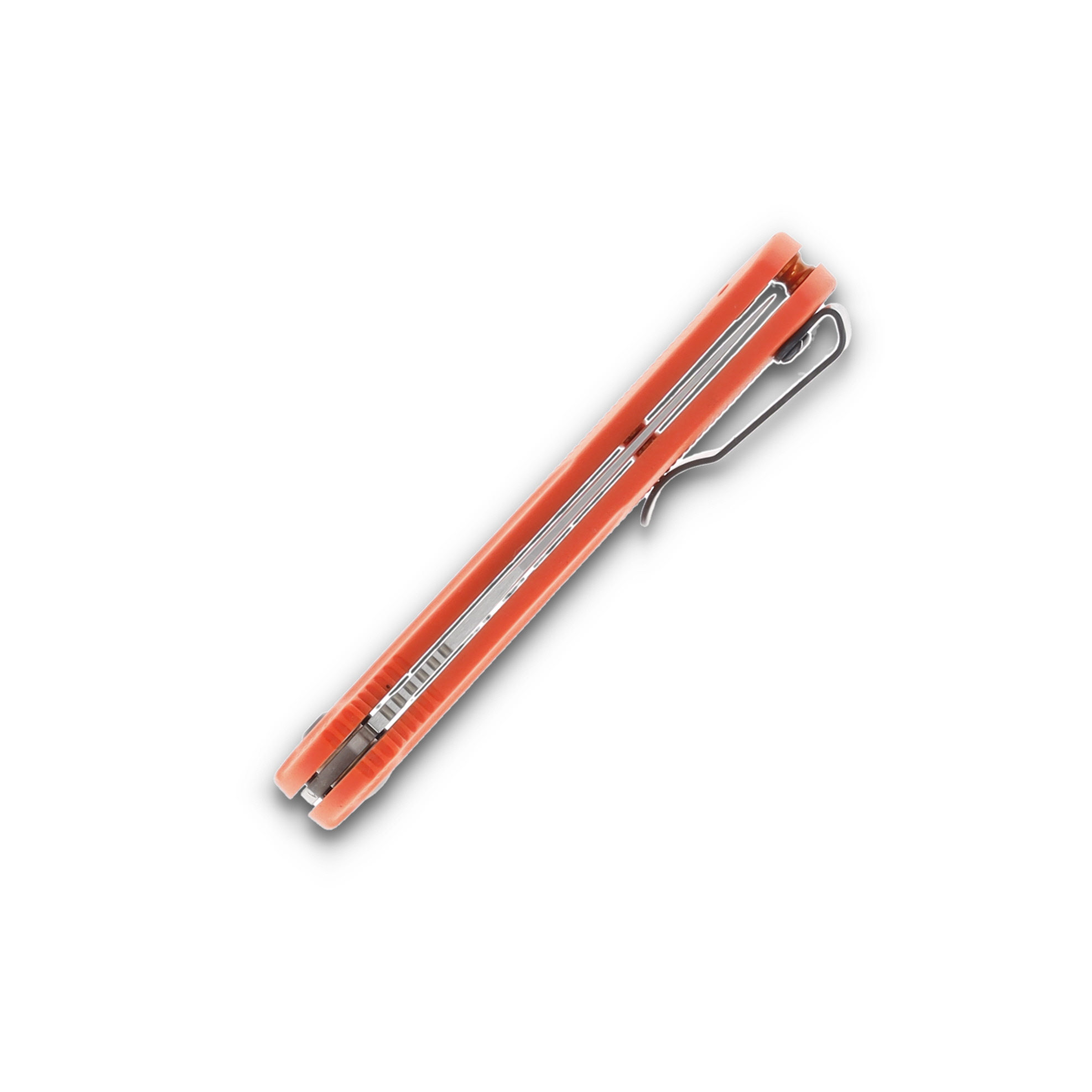 Benchmade Mini Taggedout Folding Knife Orange Grivory BM15533 View 7