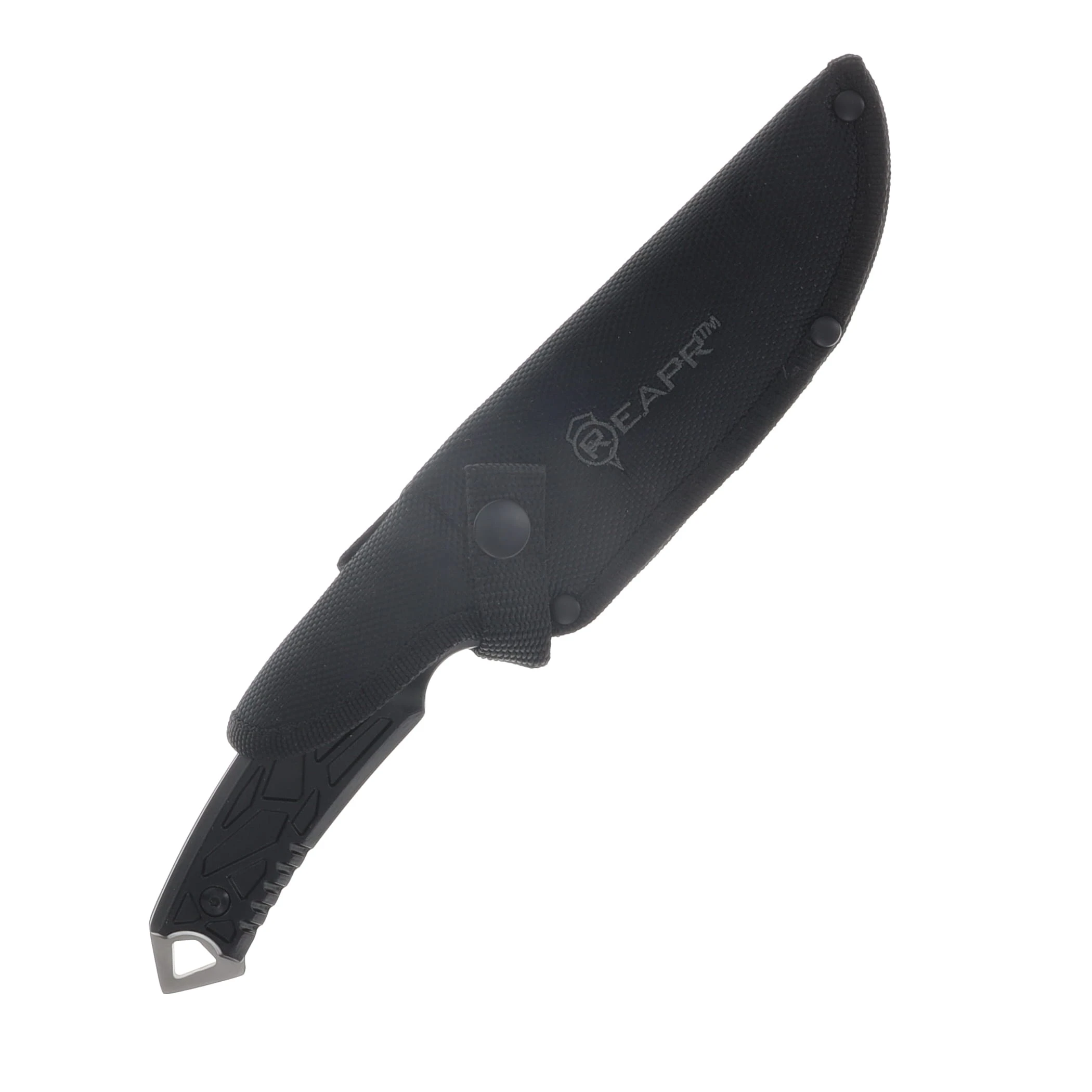 REAPR Javelin Fixed Blade Knife 5 Inch Partially Serrated Satin Tanto CTLR-020-BLK-RPR View 3