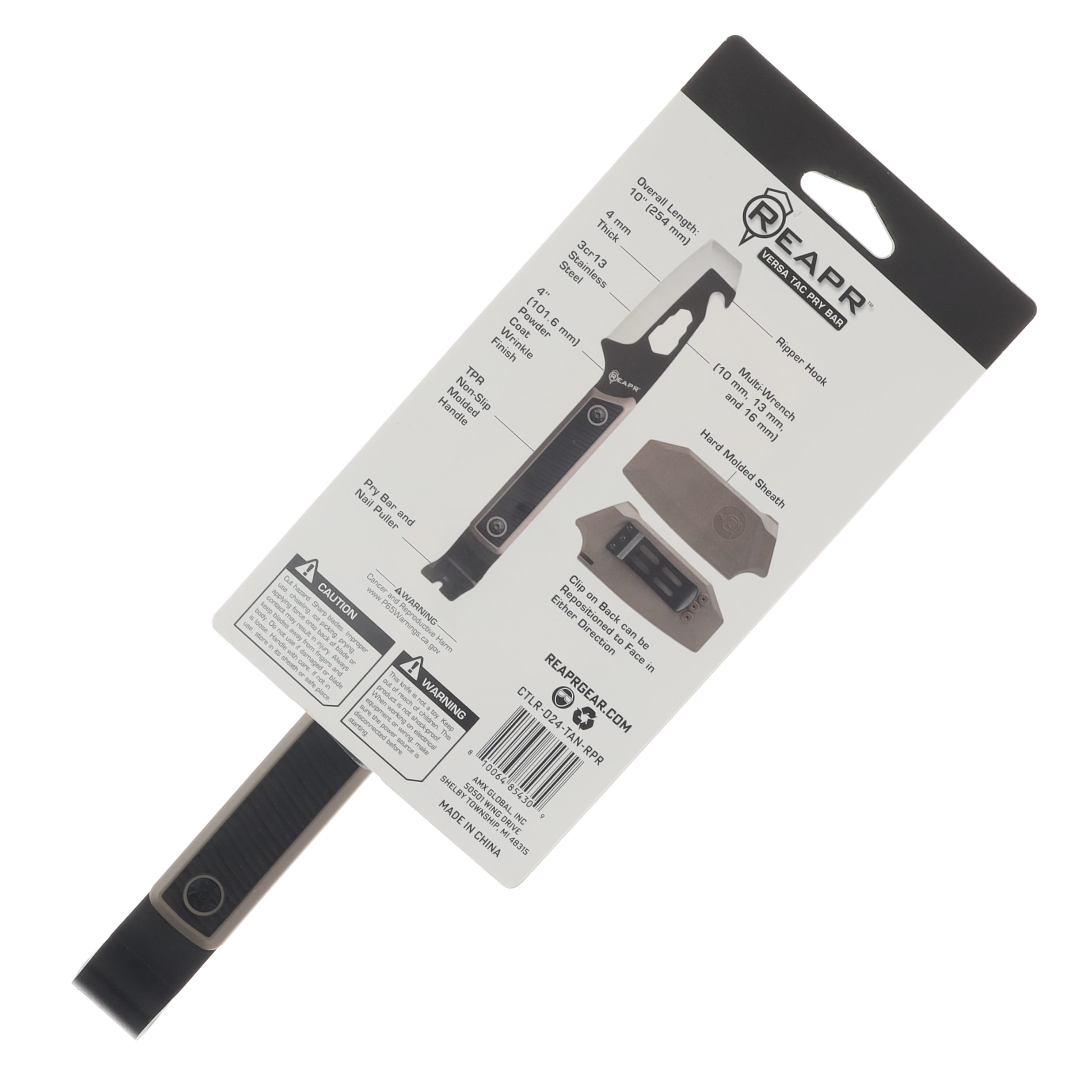 Reapr 11015 Versa TAC Pry Bar CTLR-024-TAN-RPR View 9